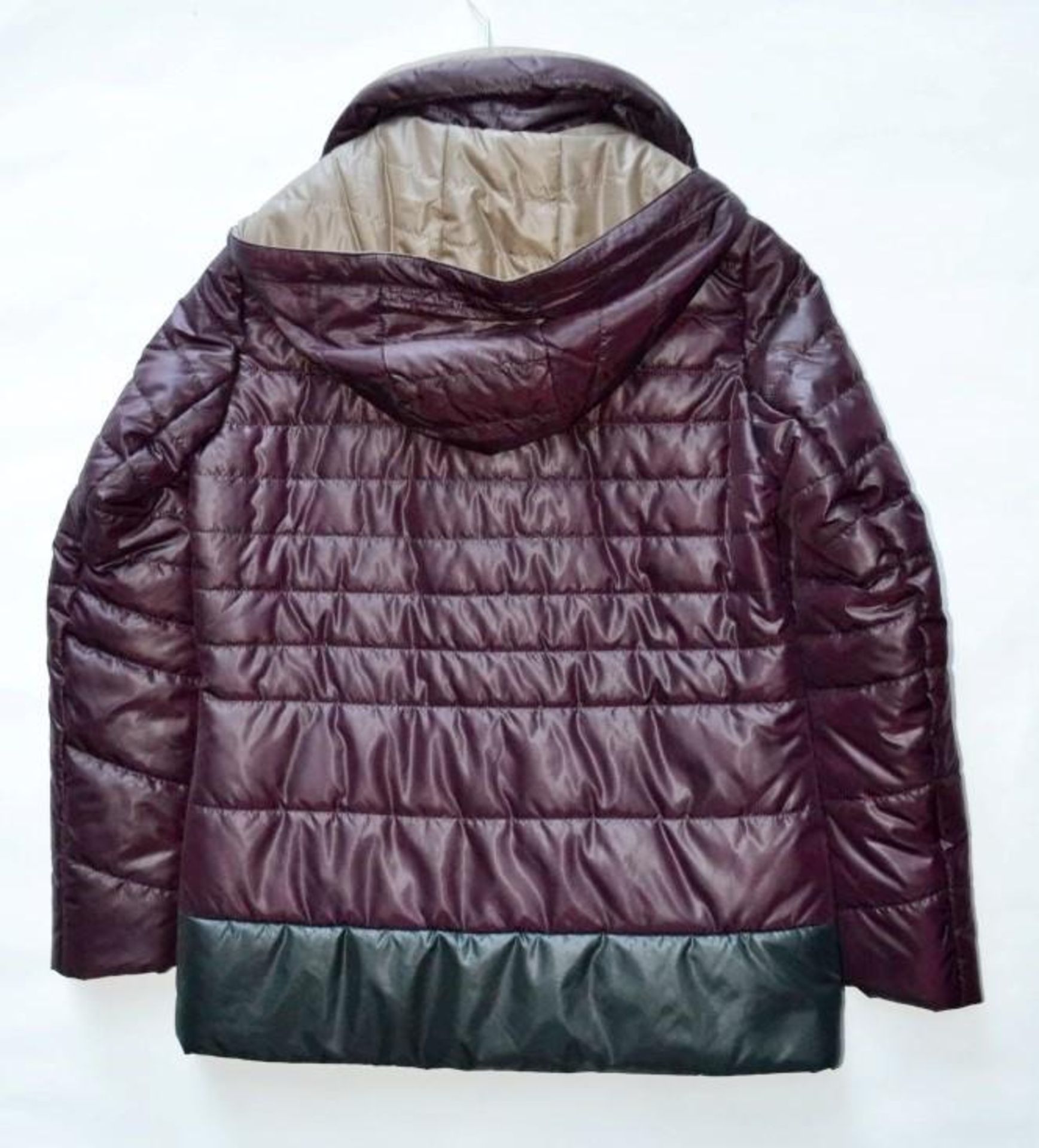 1 x Premium Branded Womens Winter Coat - Wind Proof & Water Resistant - Colour: Dark Plum - UK Size - Image 6 of 7