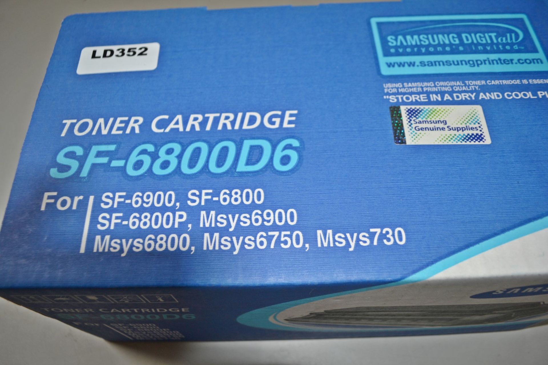 1 x New Samsung Toner Cartridge SF-6800D6 - Ref: LD352 - CL409 - Altrincham WA14 - Image 3 of 4