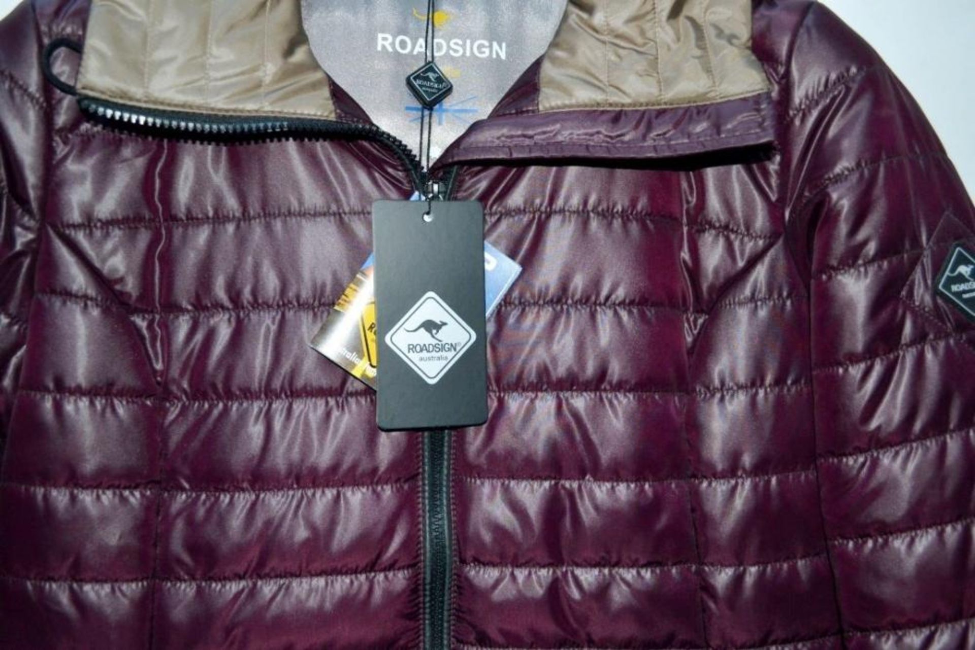 1 x Premium Branded Womens Winter Coat - Wind Proof & Water Resistant - Colour: Dark Plum - UK Size - Image 2 of 7