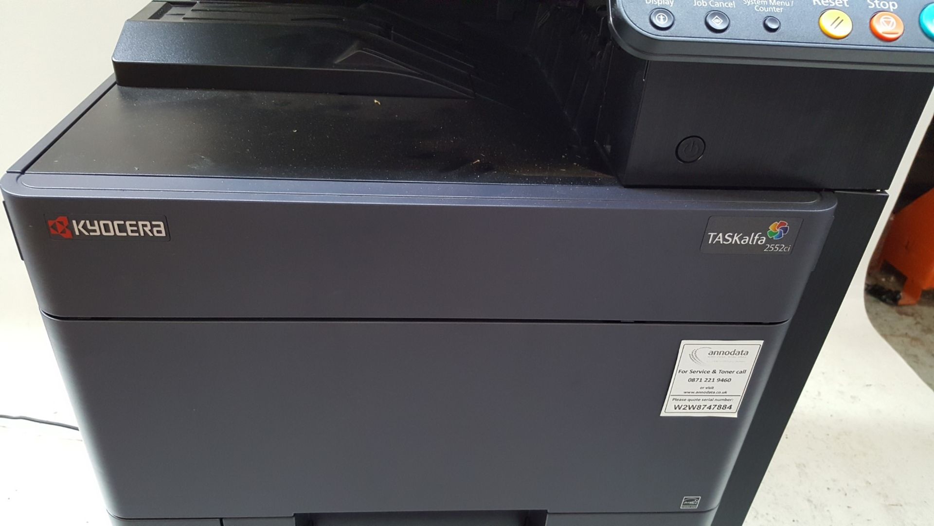 1 x KYOCERA TASKALFA 2552ci FULL COLOUR ALL-IN-ONE PRINTER - Ref BY209 - Image 3 of 8