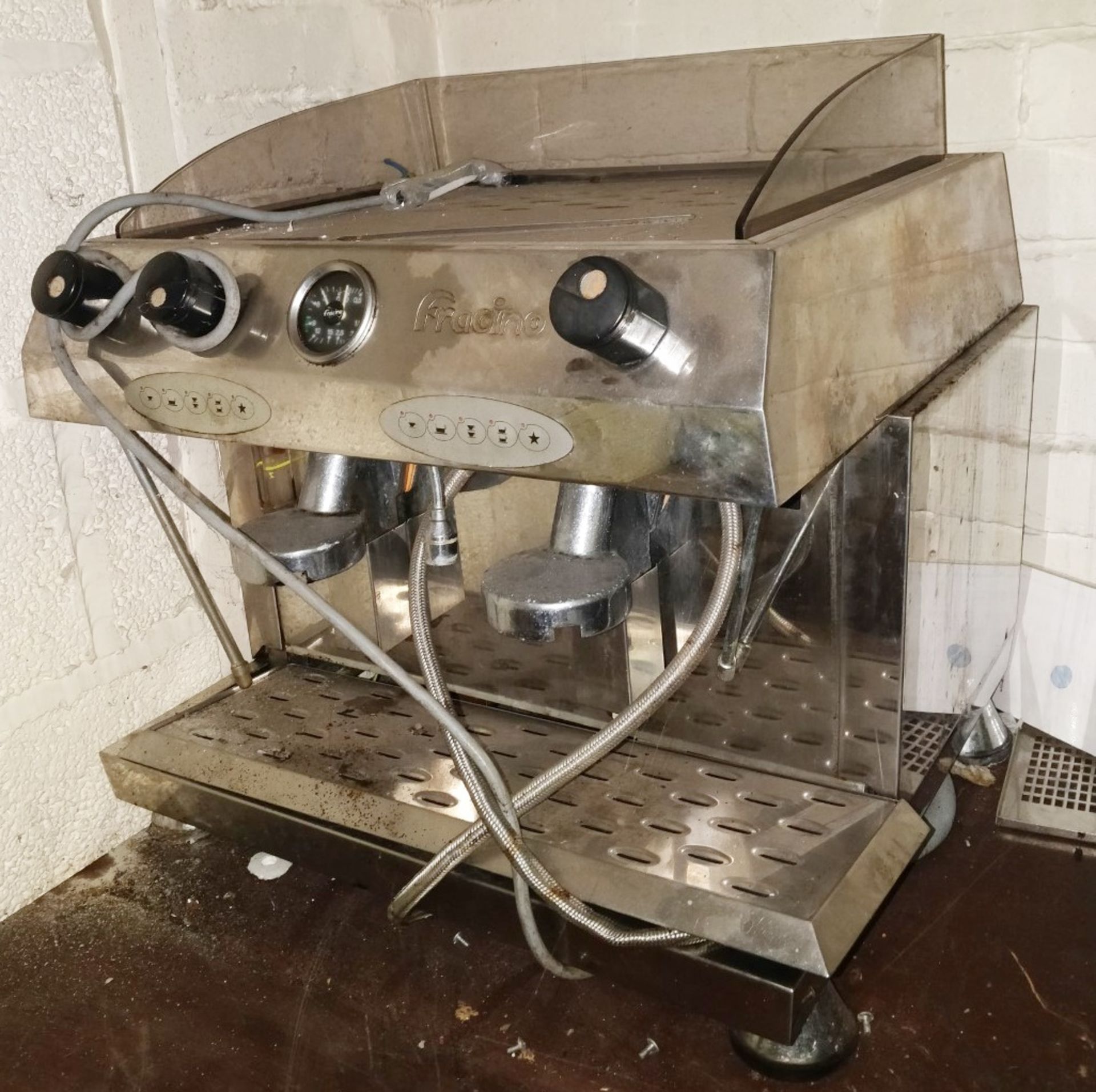 1 x Fracino Stainless Steel 2 Group Coffee Machine - Ref B2 CL409 - Location: Wakefield WF16