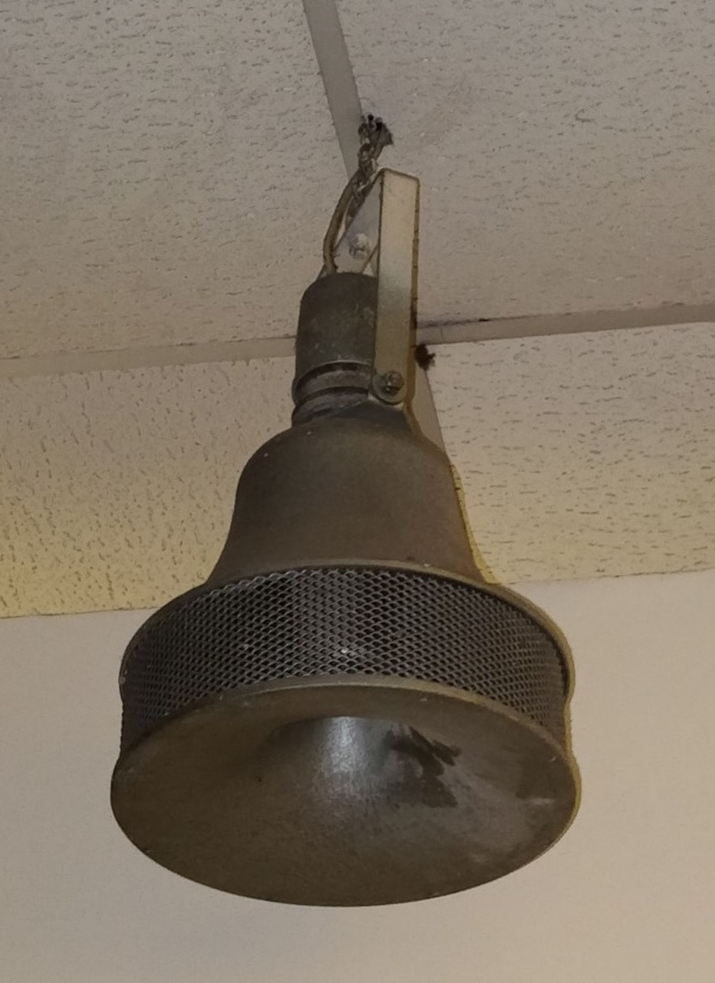 1 x Vintage Ceiling Mounted Loudspeaker With Metal Enclosure - Ref B2 CL409 - Location: Wakefield - Image 2 of 3
