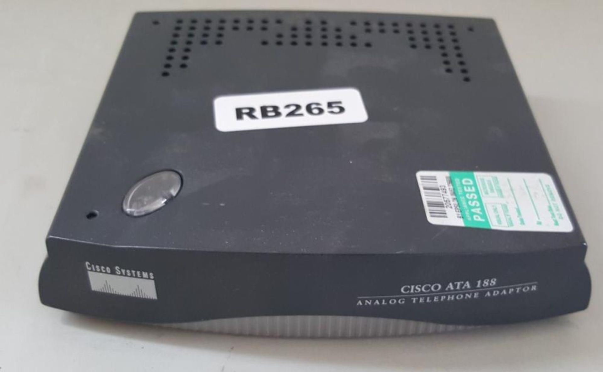 1 x Cisco ATA 188 Series Analog Telephone Adapter - Ref RB265 AA2 - CL394 - Location: Altrincham WA