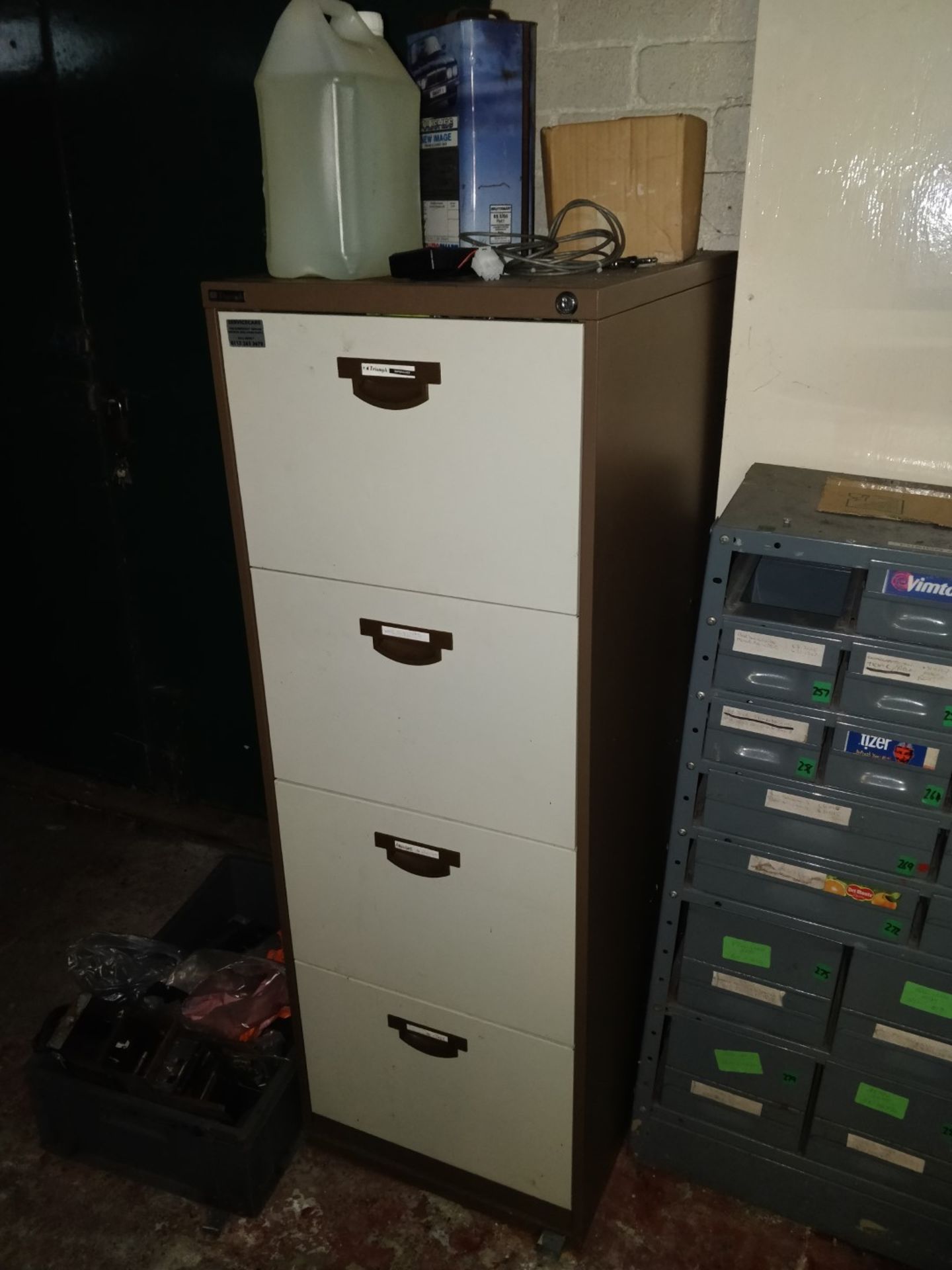 7 x Various Steel Cabinets - Includes Filing Cabinets, Lockers and Storage Cabinets- Ref B2 - Image 3 of 4
