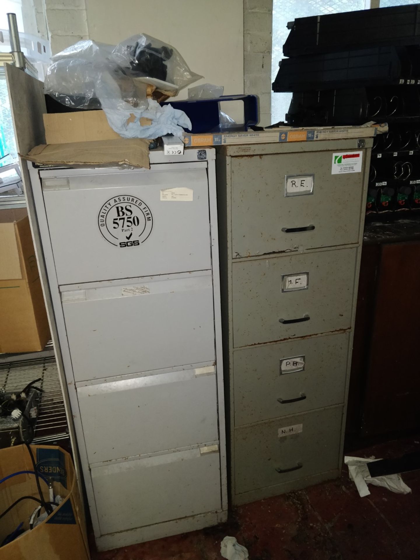 7 x Various Steel Cabinets - Includes Filing Cabinets, Lockers and Storage Cabinets- Ref B2 - Image 4 of 4