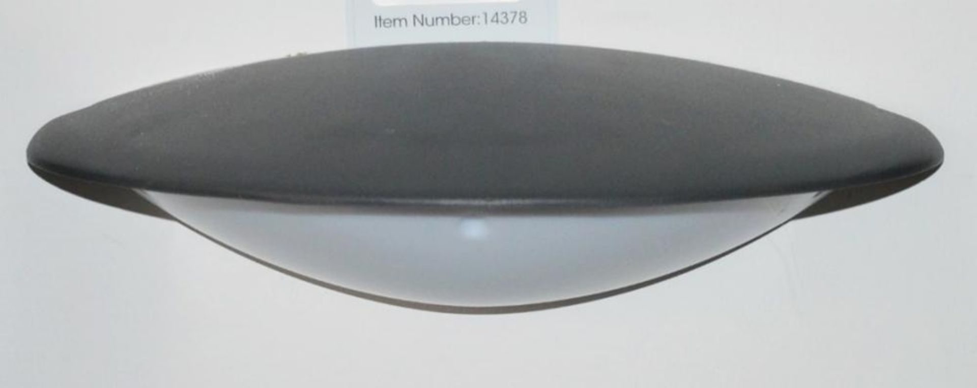 1 x Outdoor LED Half-Circle Bracket Wall Light - Dark Grey Aluminium - Ex Display Stock - CL298 - Re