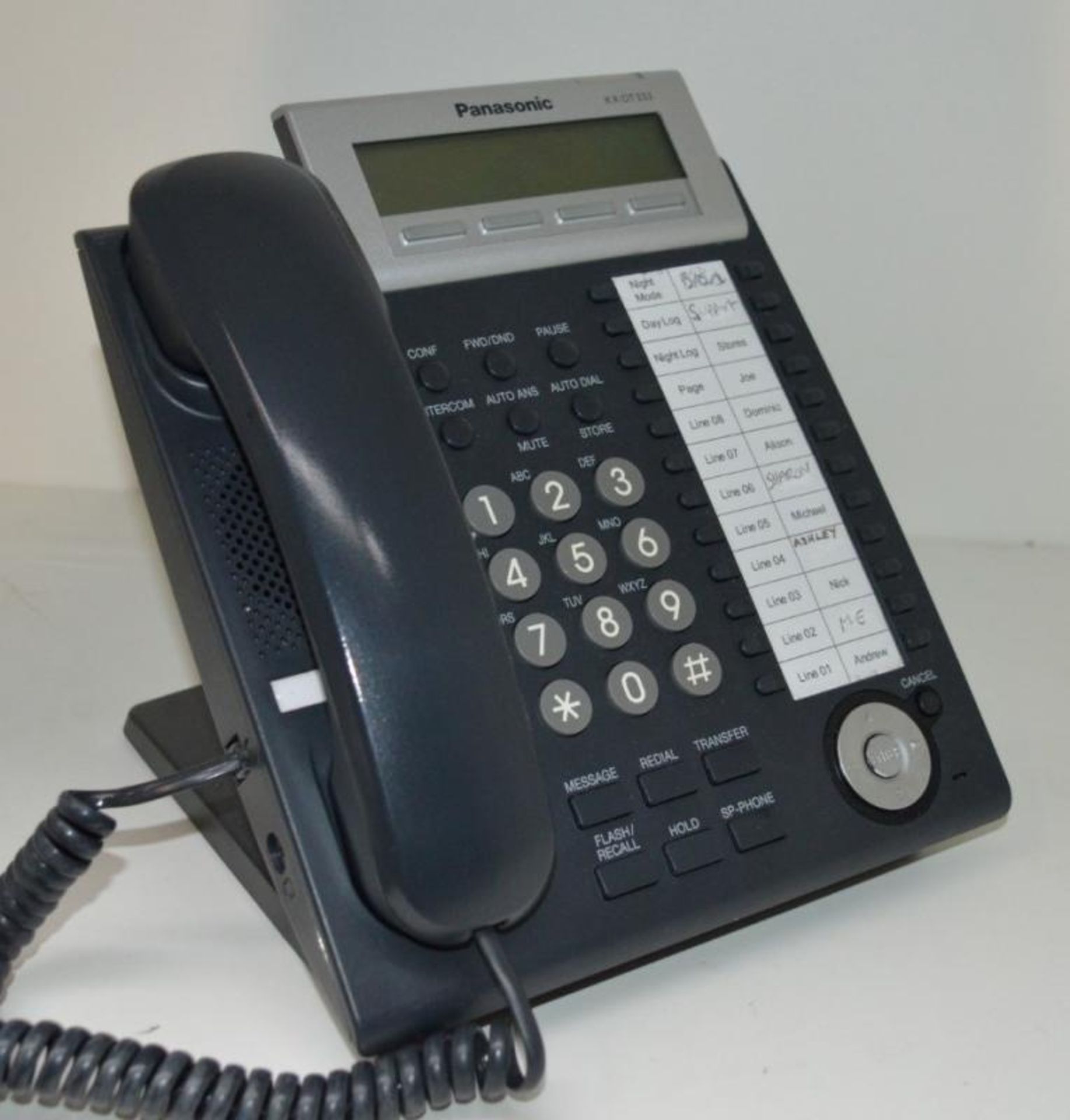 4 x Panasonic KX-DT333 Telephone Handsets - Removed From Office Environment - CL011 - Ref B1 - Locat