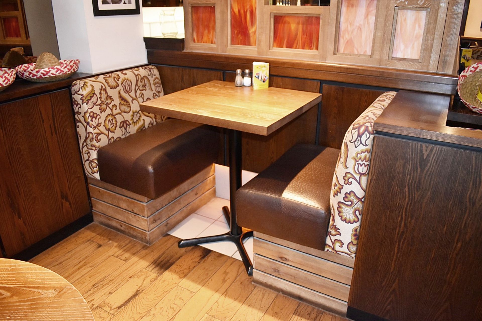 15-Pieces Of Restaurant Booth Seating Of Varying Length - Image 4 of 22