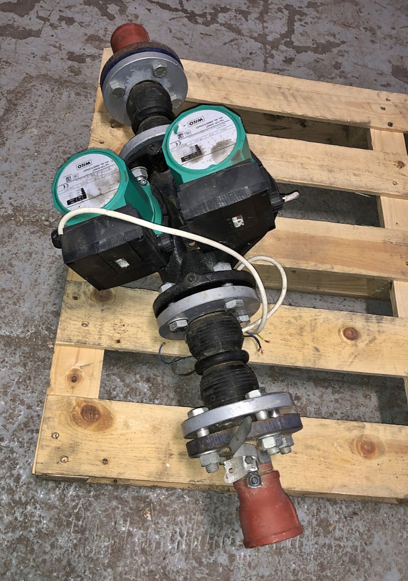 1 x Twin Head WILO Circulator Pump - NP006 - CL344 - Location: Altrincham WA14