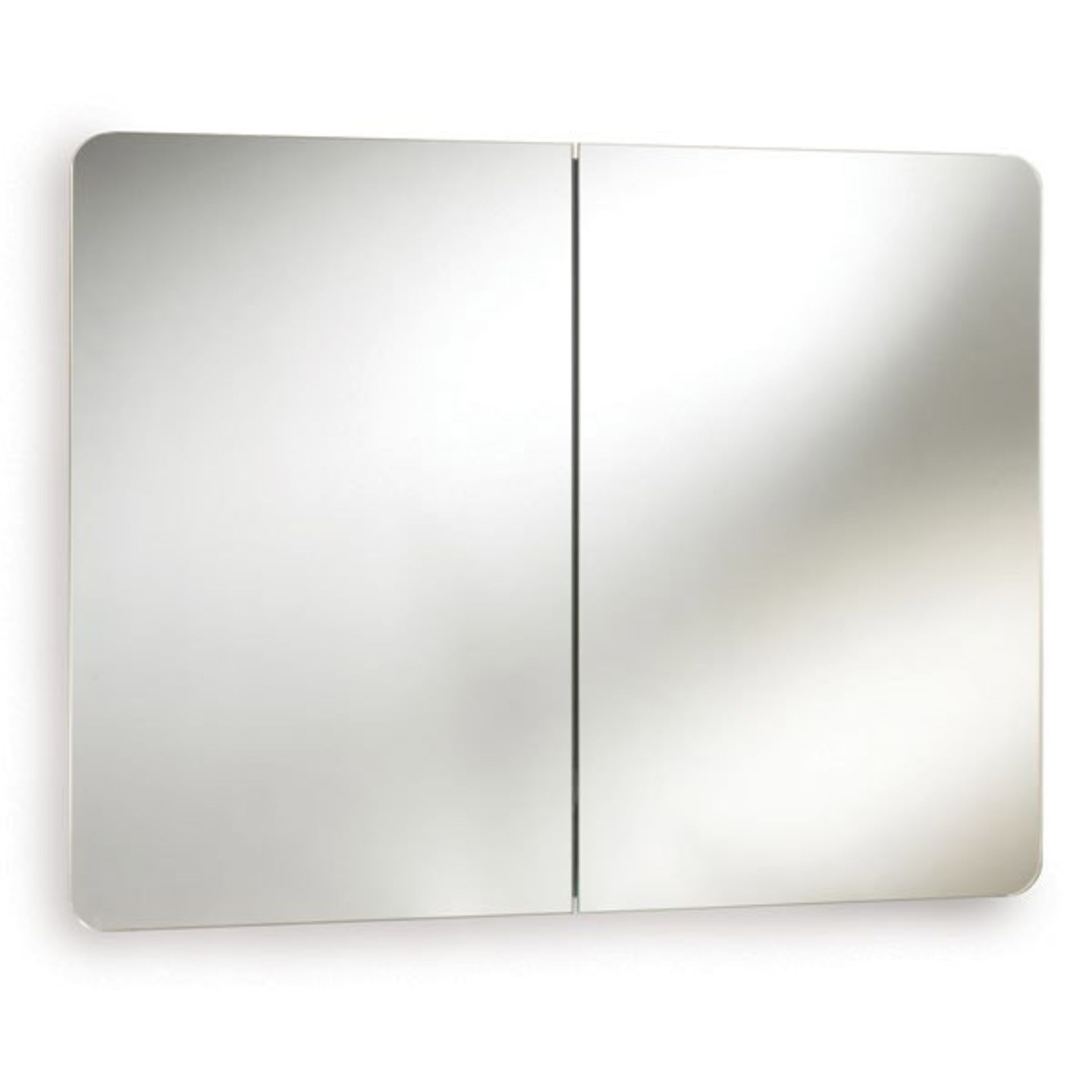 1 x Premier Mimic Hinged Mirror Cabinet 800 x 600mm - New & Boxed Stock - Ref: LQ383 - Image 3 of 3