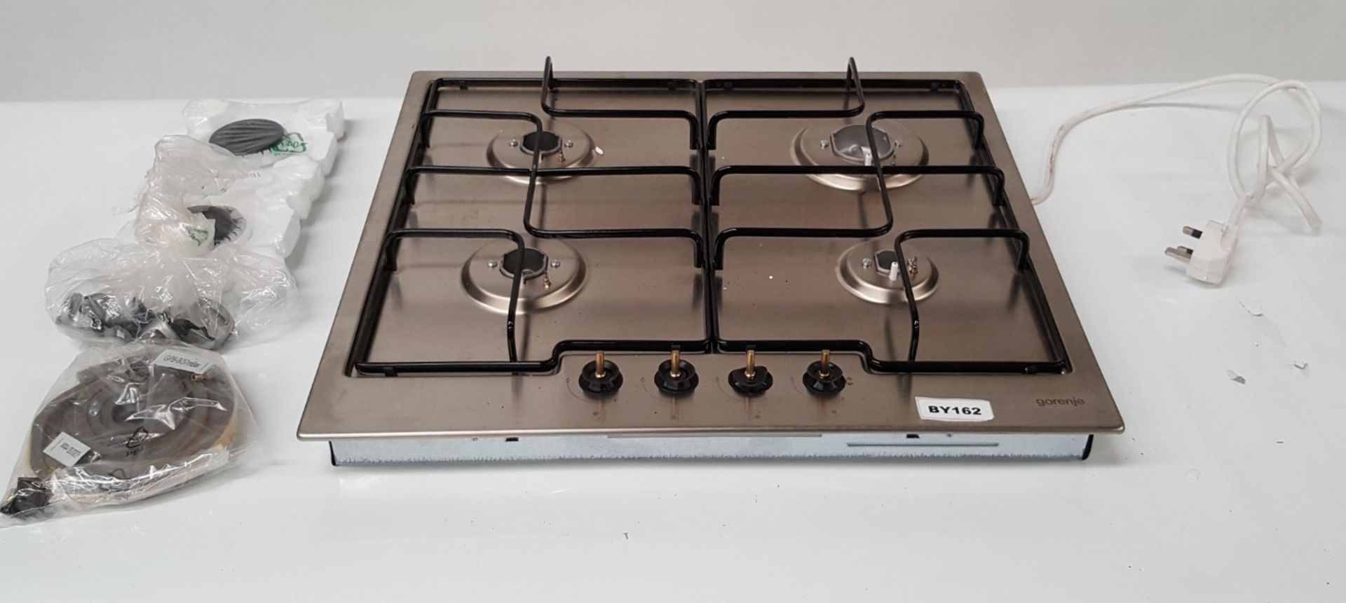 1 x Gorenje G6N4AX 60cm Gas Hob Stainless Steel - Ref BY162