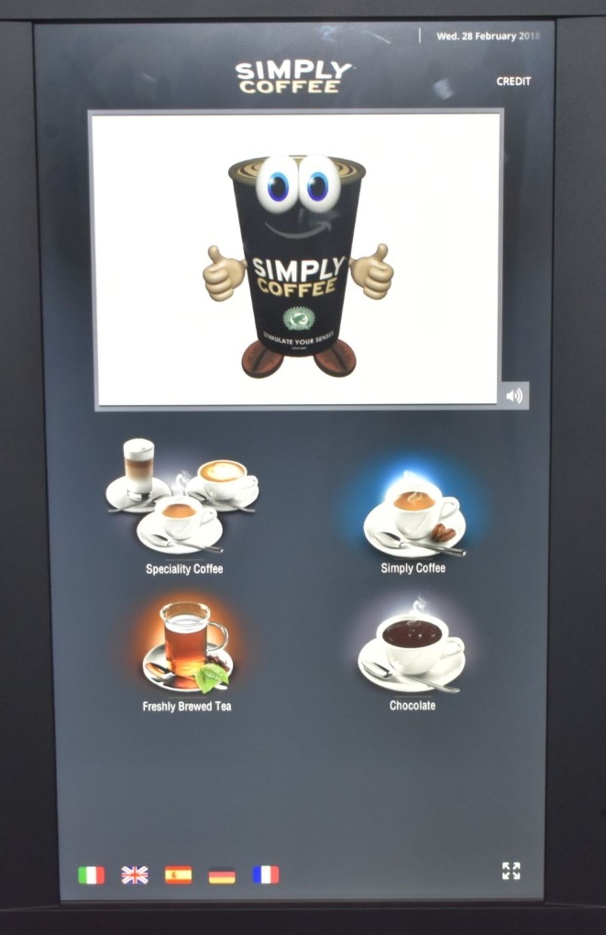 1 x Canto Necto Touch Hot Drinks Vending Machine - 21.5 Inch Touch Screen Display With Audio - - Image 25 of 31