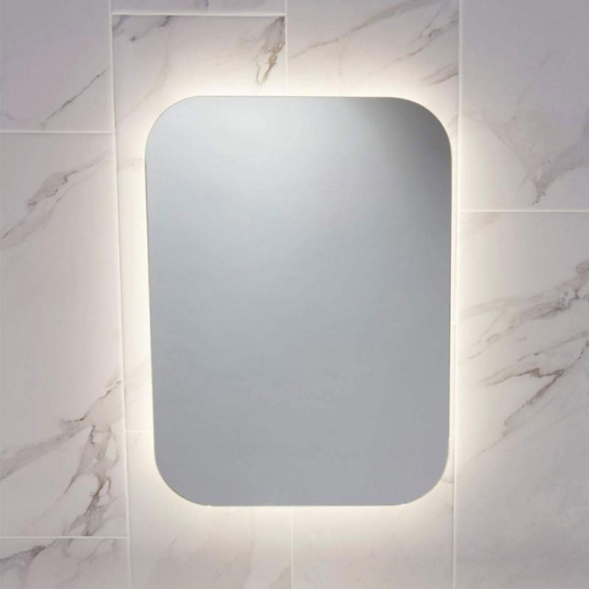 1 xScudo Aura 500 x 700mm LED Mirror with Demister Pad - New & Boxed Stock - Ref: AURAMIRROR - CL40