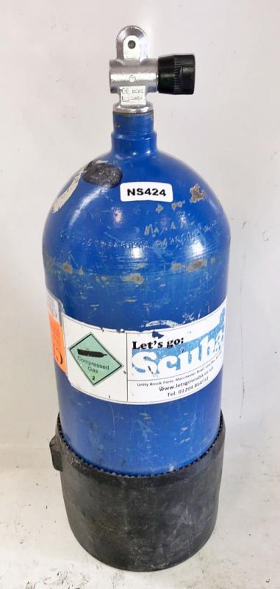 1 x Recently Tested Scuba Air Cylinder - Ref: NS424 - CL349 - Altrincham WA14