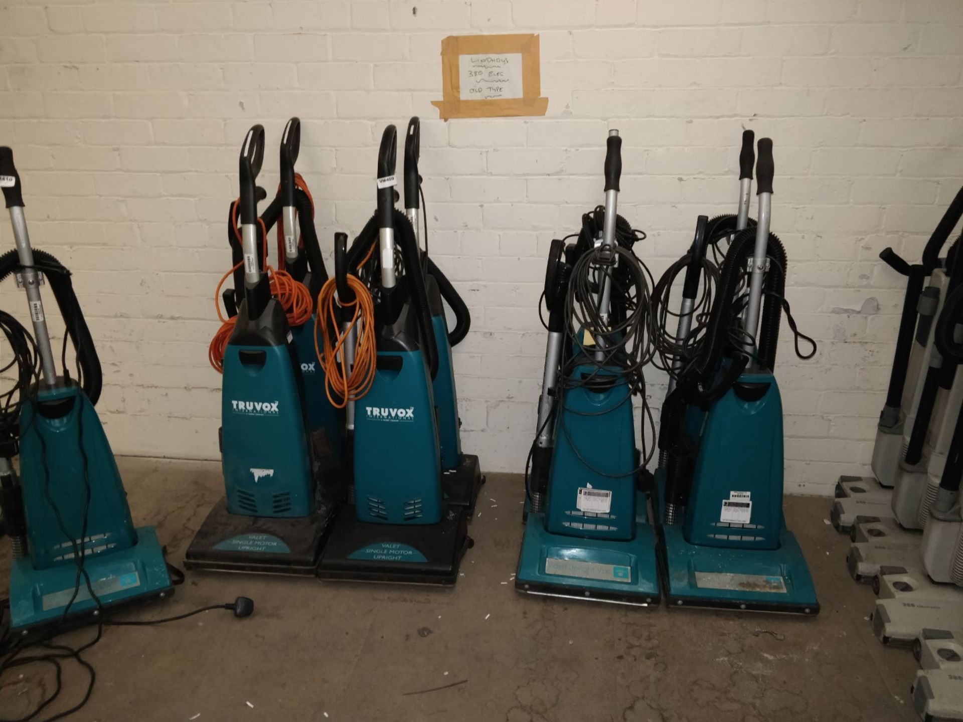 9 x Truvox Valet Upright Commercial Vacuum Cleaners - Ref: VM409 - CL409 -Wakefield WF16