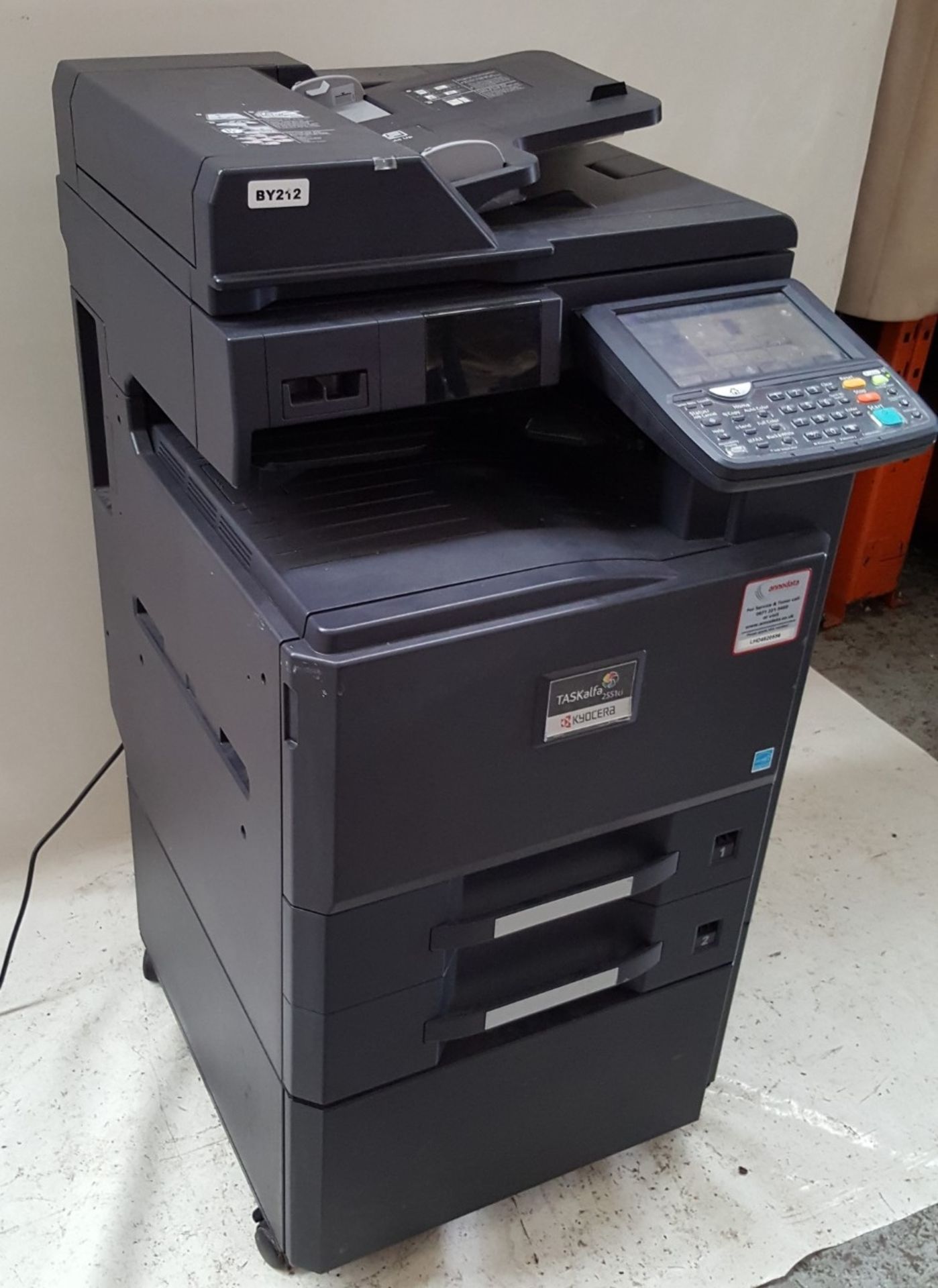 1 x KYOCERA TASKALFA 2551ci Multifunction Office Printer - Ref BY212 - Image 2 of 5