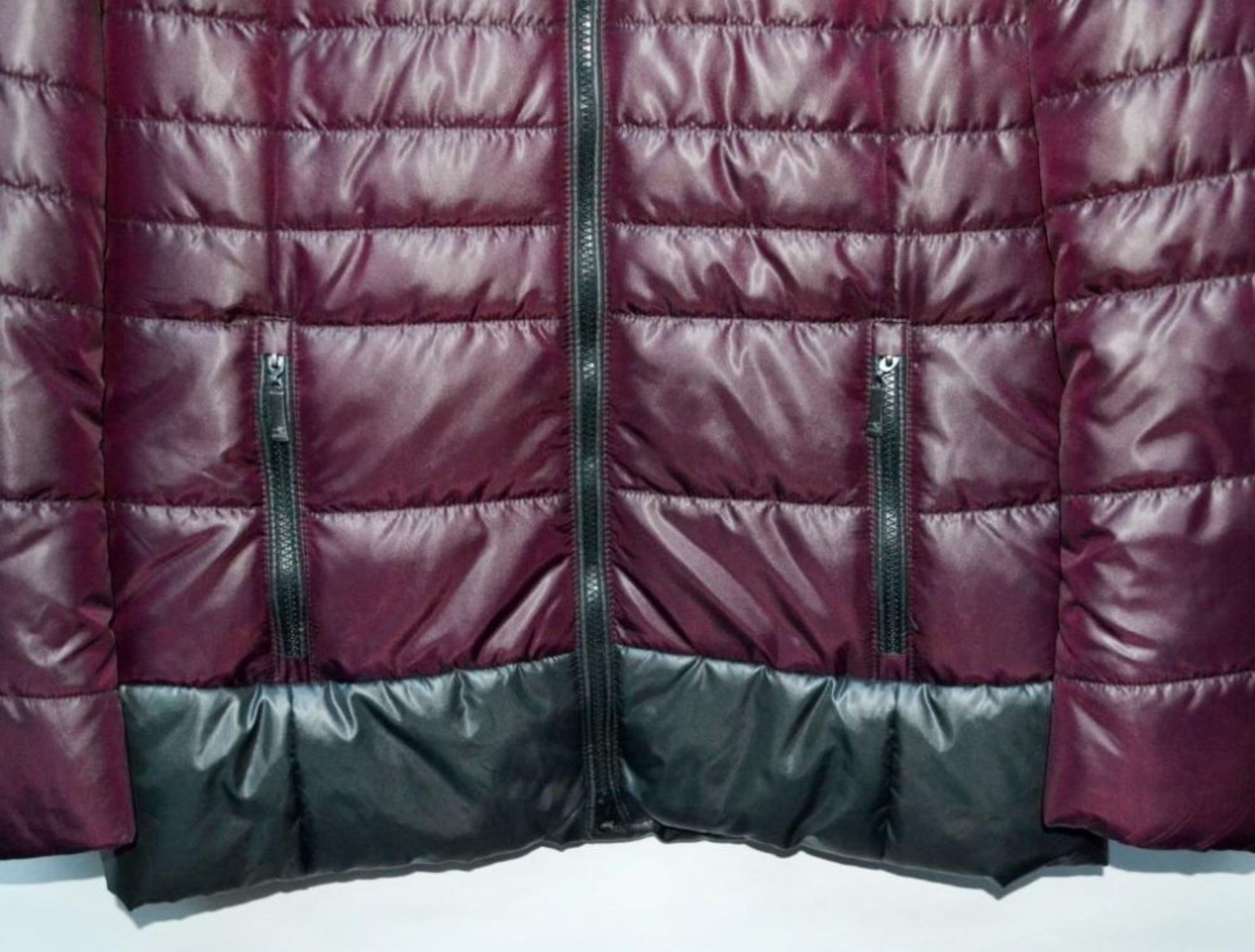 1 x Premium Branded Womens Winter Coat - Wind Proof & Water Resistant - Colour: Dark Plum - UK Size - Image 4 of 7