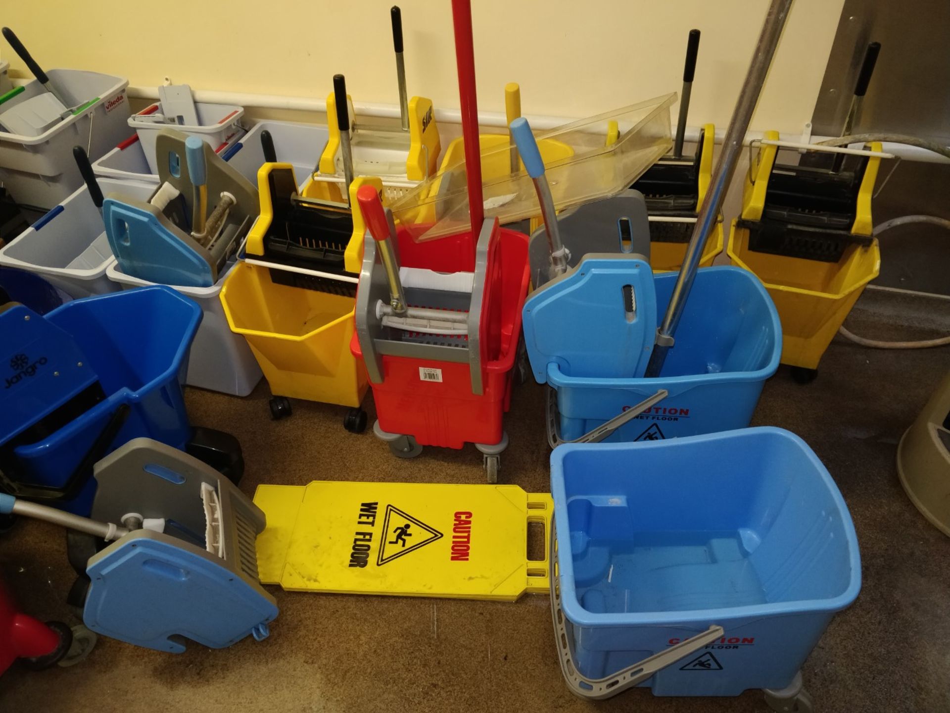 27 x Commercial Mop Buckets With Accessories - Ref B2 CL409 - Location: Wakefield WF16Collections: - Image 2 of 6