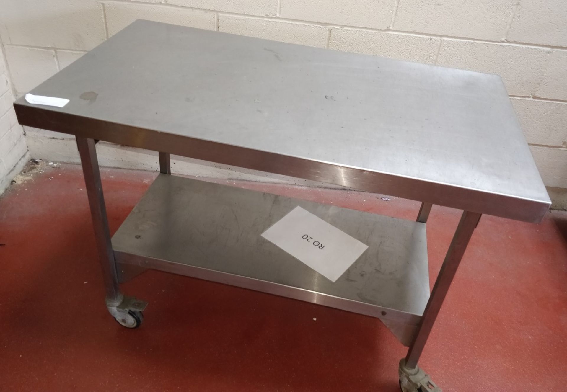 1 x Stainless Steel Prep Bench - Ref B2 CL409 - Location: Wakefield WF16 Collections: All - Image 2 of 2