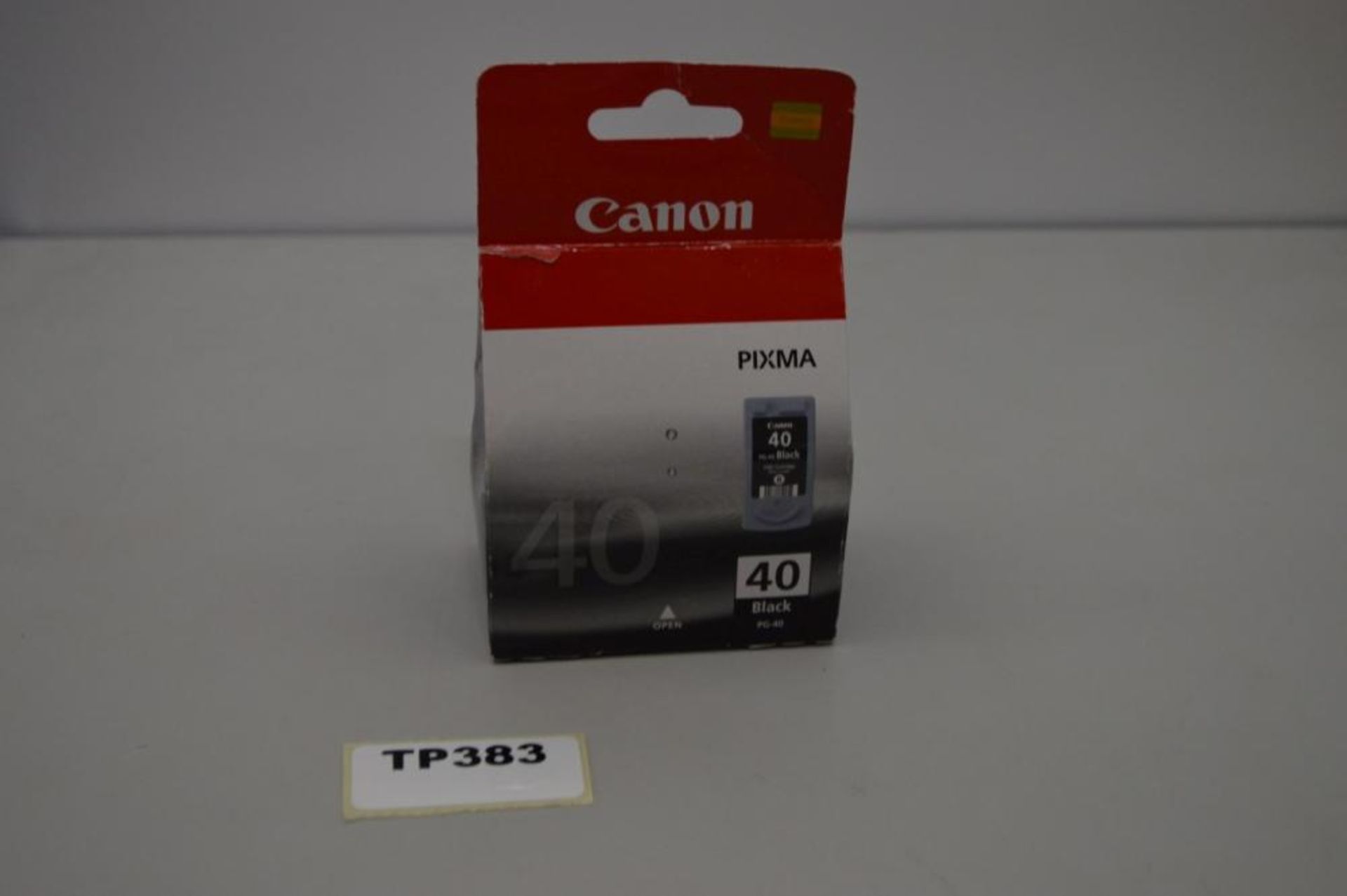 1 x Canon 40 Black Printer Ink Cartridge New In Box - Ref TP383 - CL394 - Location: Altrincham WA14