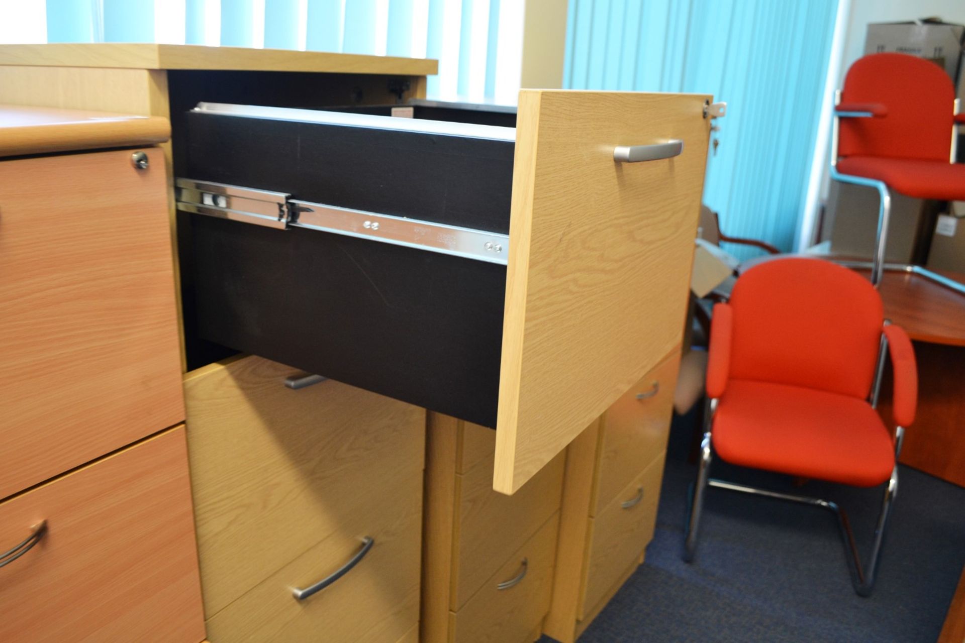4 x Wooden Filing Cabinets - Ref: VM560 - CL409 - Location: Wakefield WF16 - Image 5 of 6
