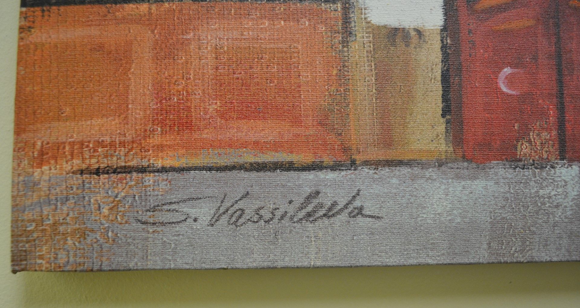 Set Of 4 Signed Paintings Of A Classic French High Street - Ref: VM365 - CL409 - Location: WF16 - Image 3 of 6