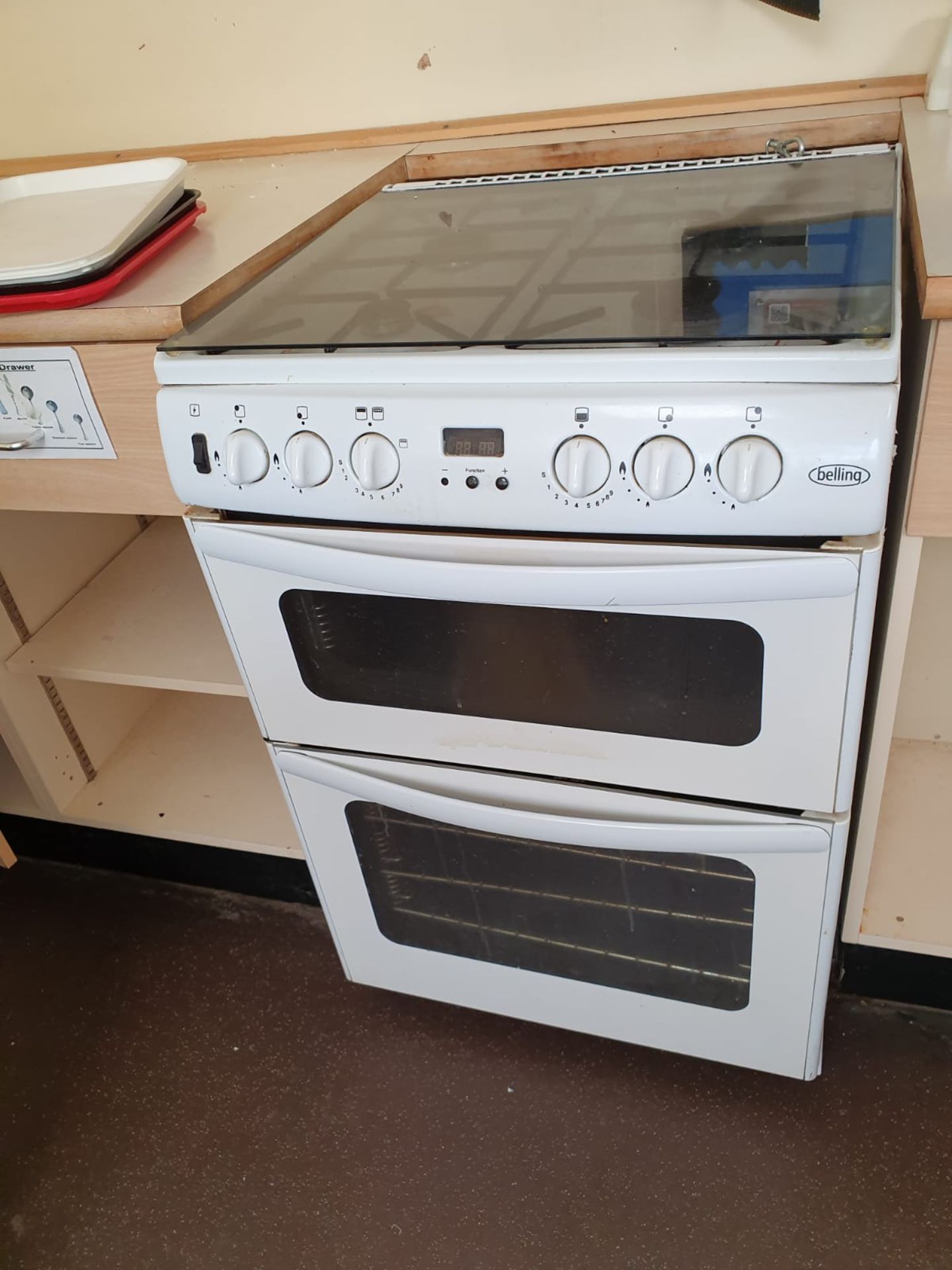 7 x Assorted Cookers By Hotpoint, Belling, Indesit etc - Previously Used For Educational - Image 2 of 7