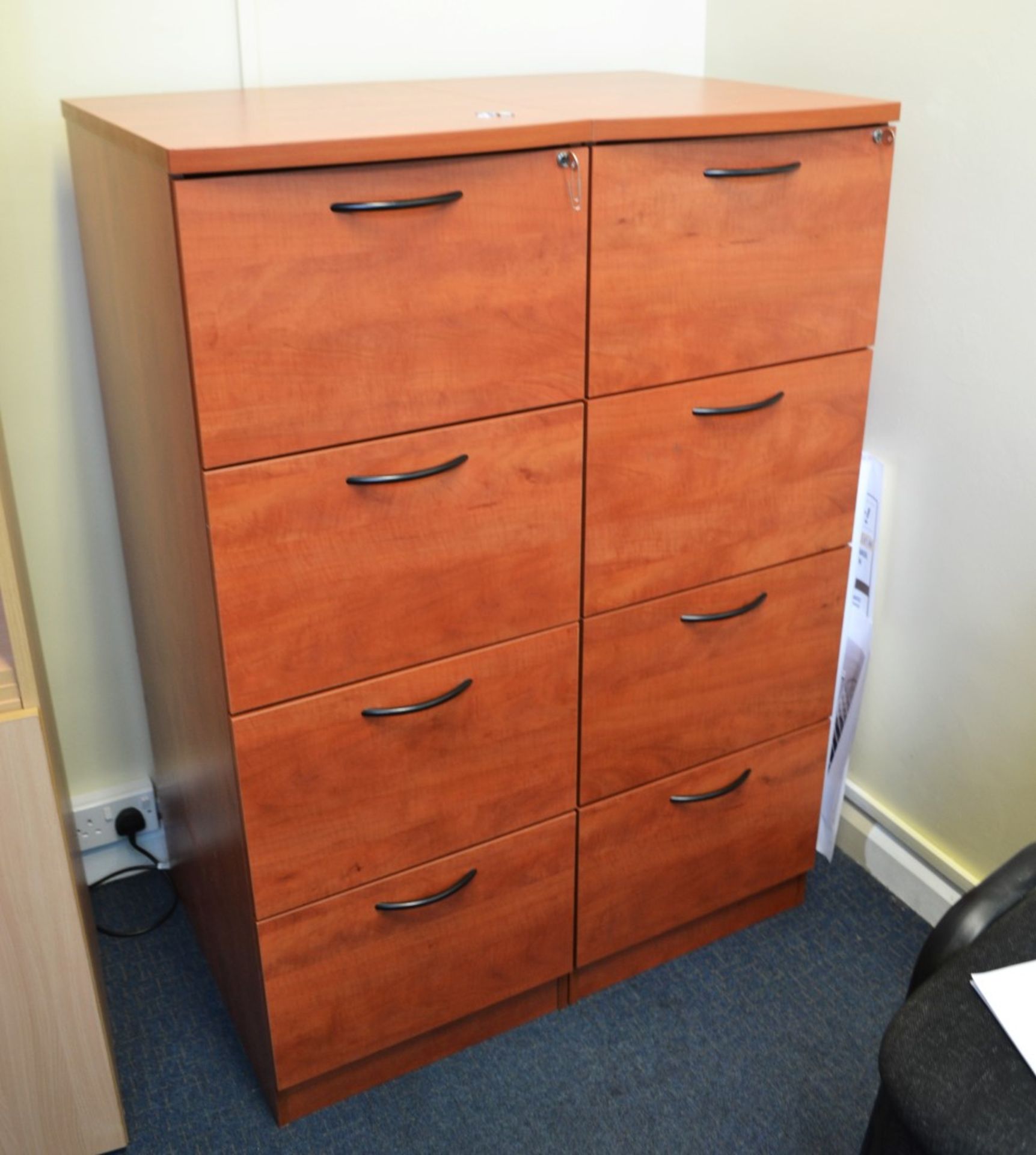 1 x Walnut Office Furniture Set - Ref: VM556/A16 B1 - CL409 - Location: Wakefield WF16 - Used In - Image 2 of 9