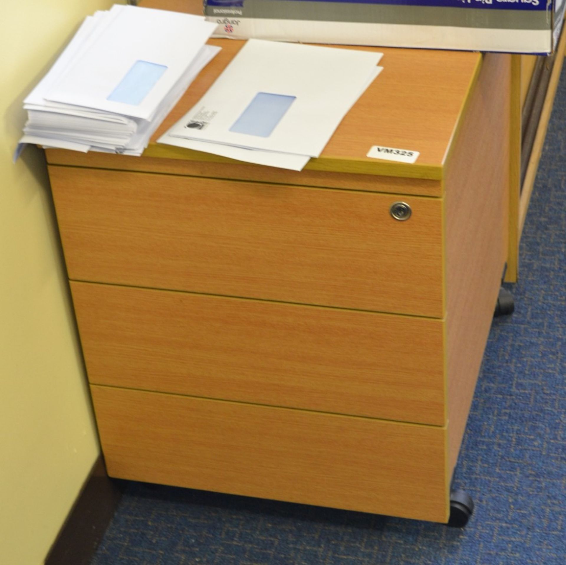 6 x Office Pedestals Finished In Beech - Ref: VM321, VM325 - CL409 - Location: Wakefield WF16 - Image 3 of 5