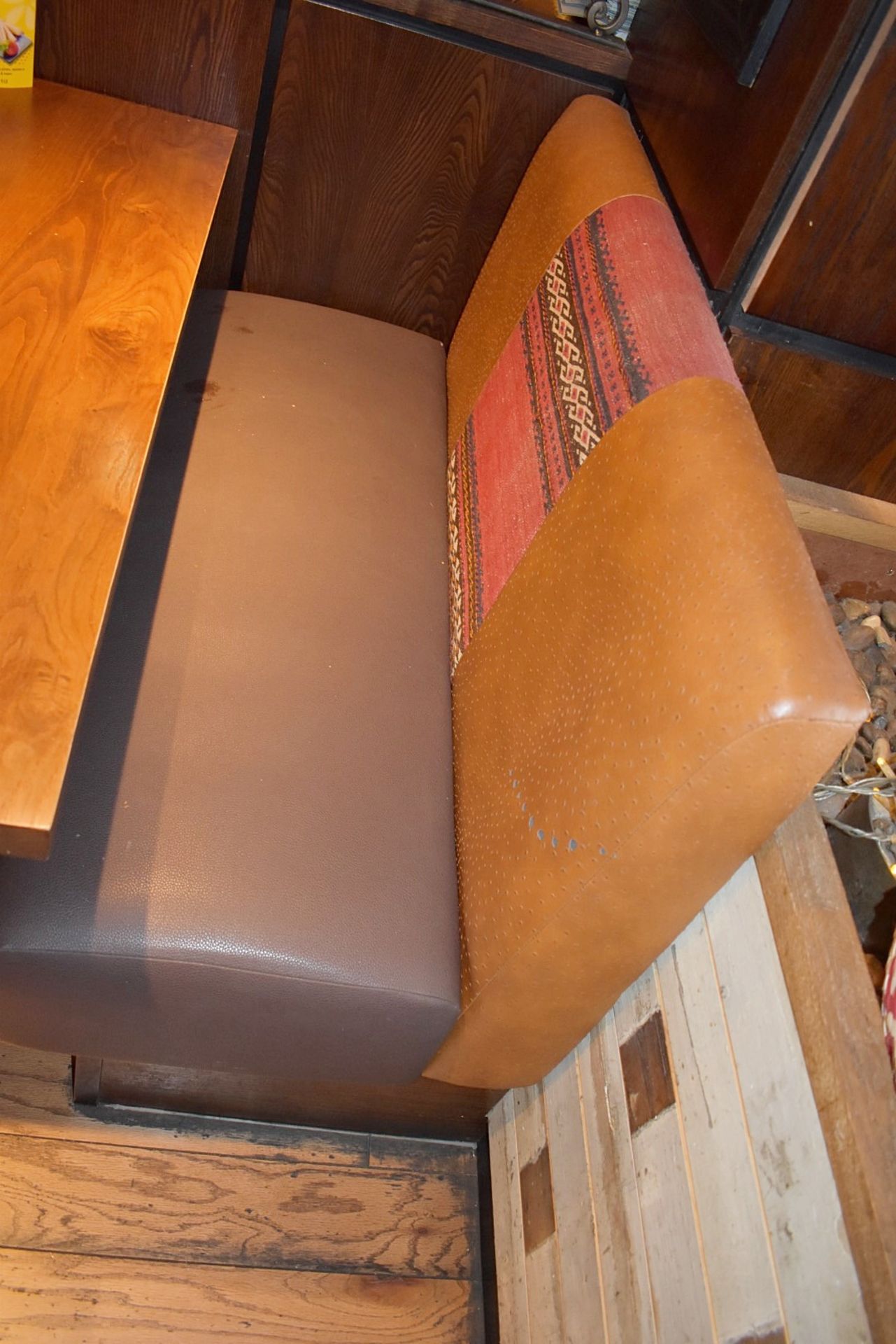 24 x Sections of Seating Booth With Fabric Backs and Faux Leather Seats - Image 30 of 34