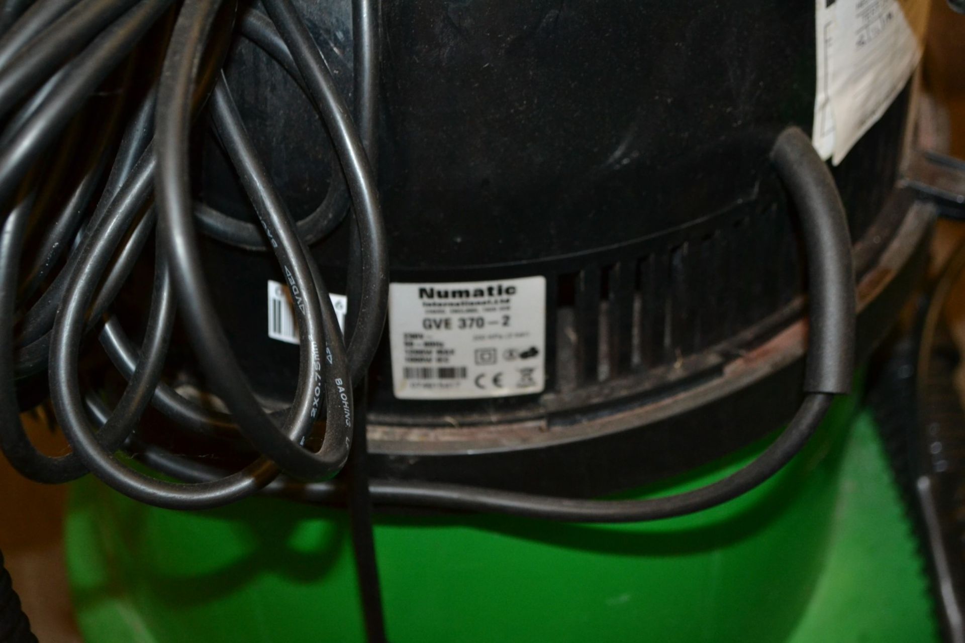 5 x Green Numatic Commercial Vacuum Cleaners GVE 370-2- Ref: VM415 - CL409 - Location: WF16 - Image 5 of 5