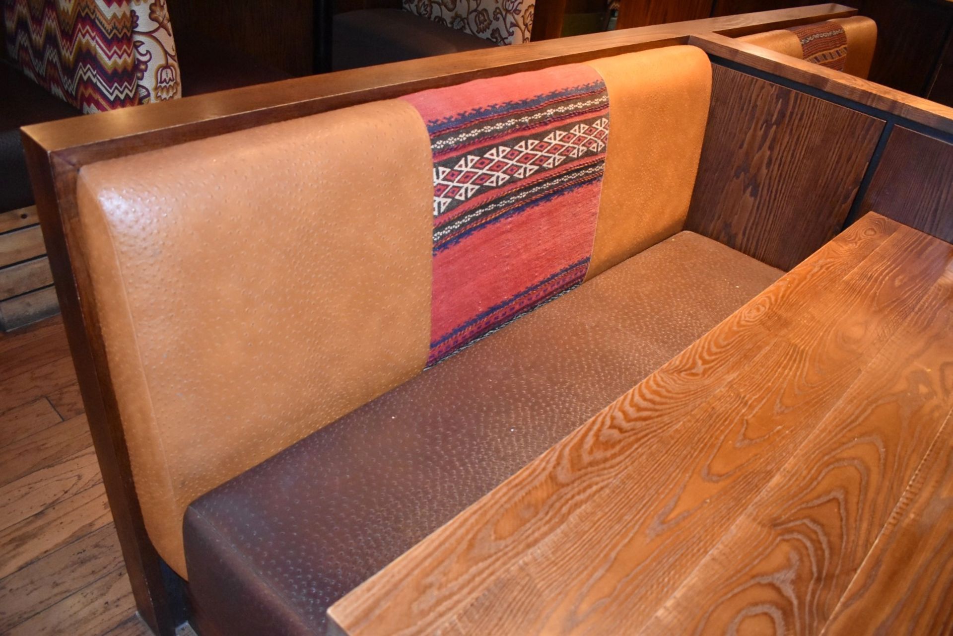 15-Pieces Of Restaurant Booth Seating Of Varying Length - Image 10 of 22