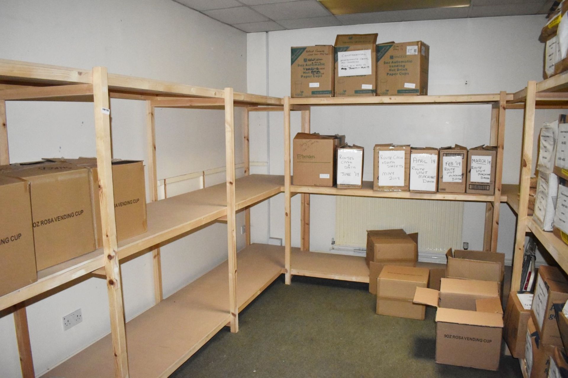 1 x Selection of Timber Storage Shelving - Ref VM155 B2 - CL409 - Location: Wakefield WF16Includes