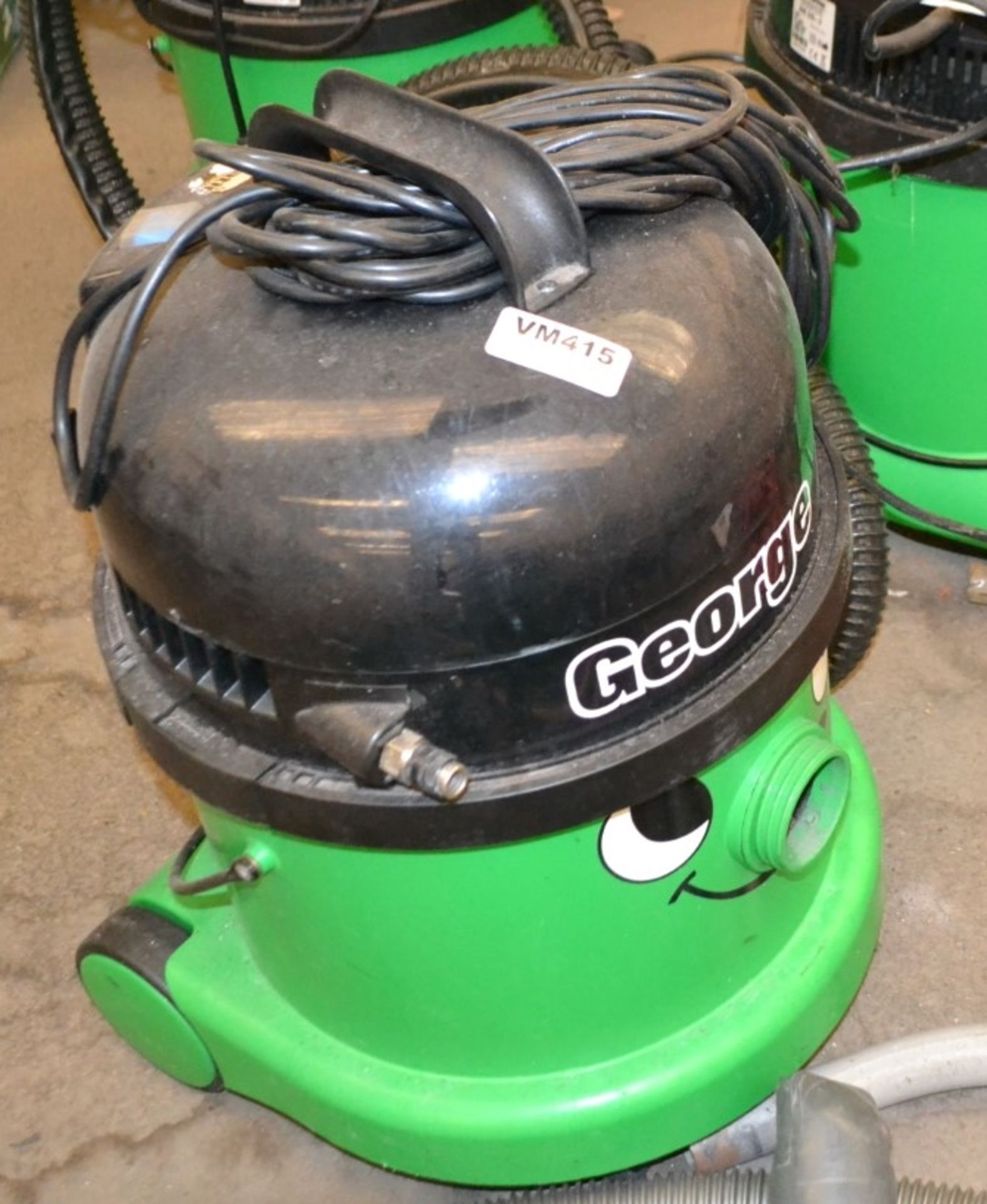 5 x Green Numatic Commercial Vacuum Cleaners GVE 370-2- Ref: VM415 - CL409 - Location: WF16 - Image 2 of 5