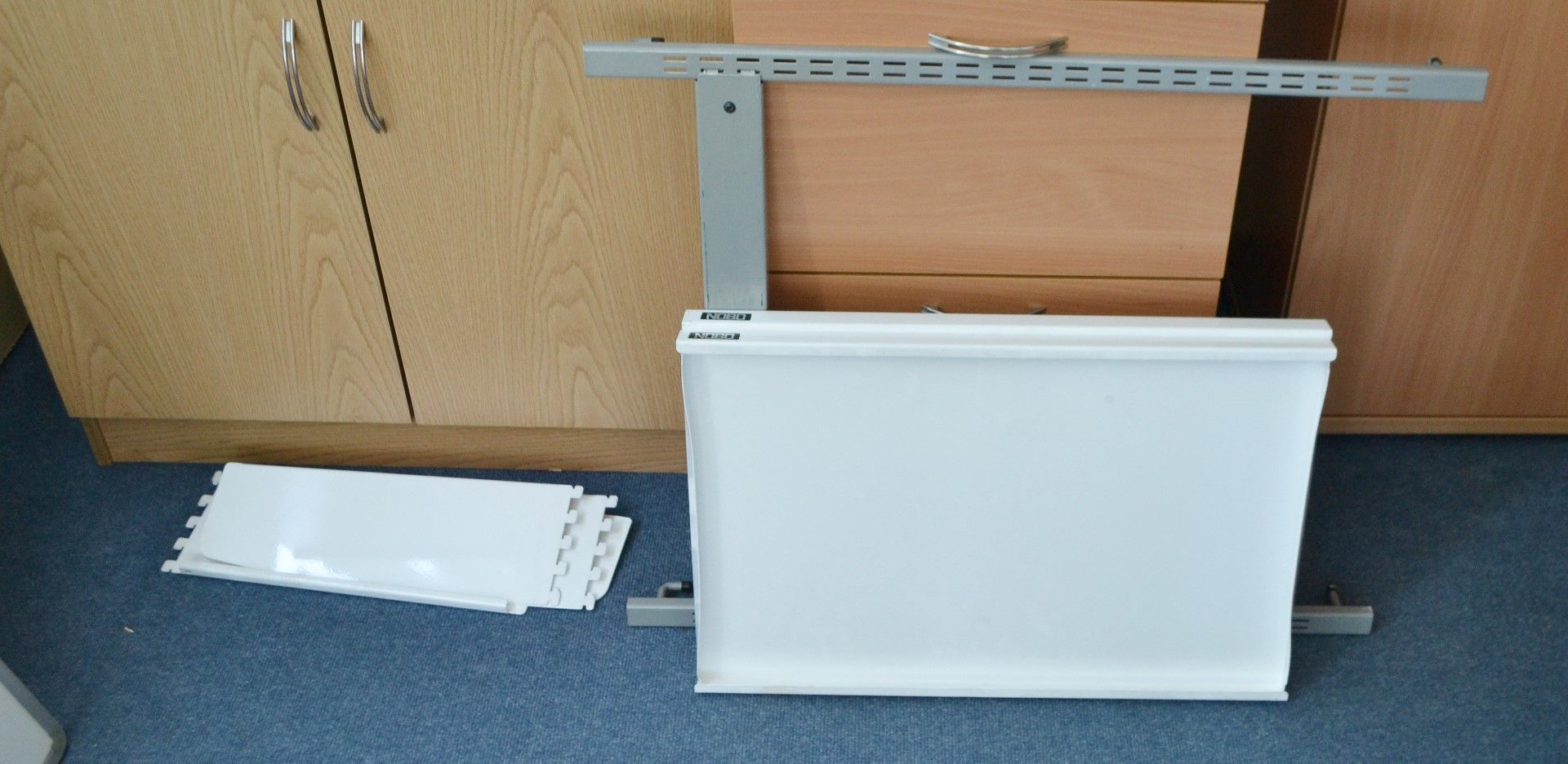 An Assortment Of 4 x Whiteboards + 2 x Nobo Shelves - Ref: VM308 - CL409 - Location: Wakefield WF16 - Image 2 of 5