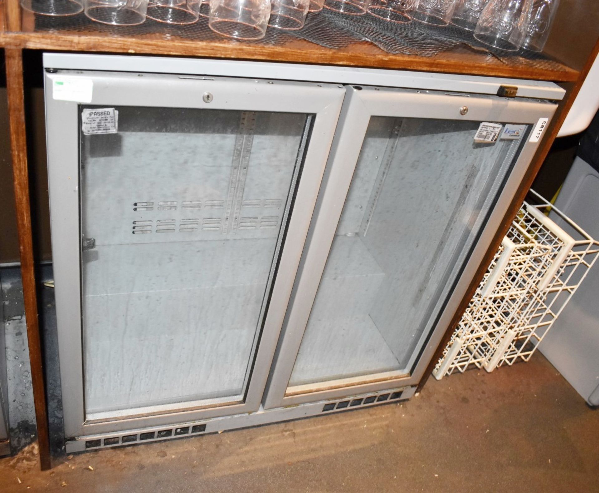 1 x Lec 2-Door Back Bar Chiller - Model: BC9004G - Bild 2 aus 2