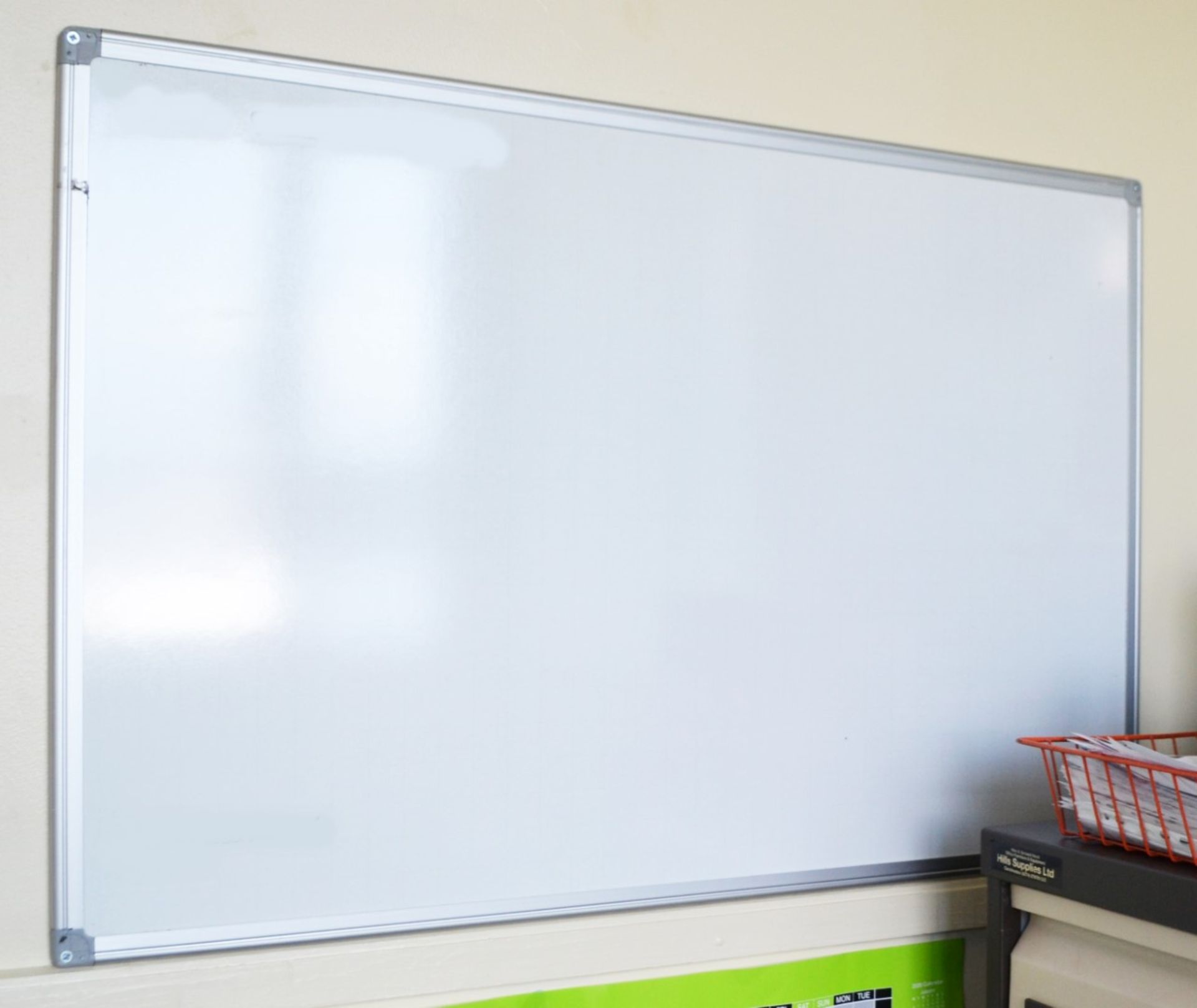 3 x Wall Mounted Office Whiteboards - Ref: VM318 - CL409 - Location: Wakefield WF16 - Image 2 of 2