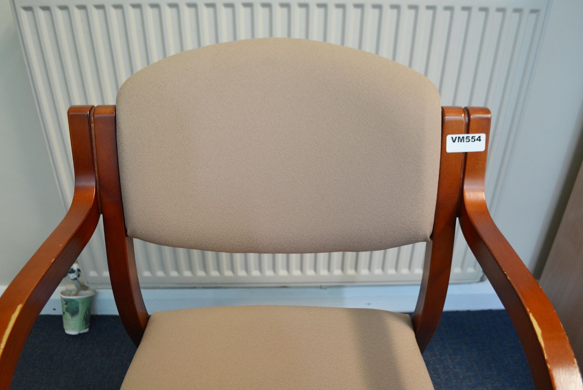 4 x Beige Office Boardroom Chairs - Ref: VM554 - CL409 - Location: Wakefield WF16 - Image 2 of 5