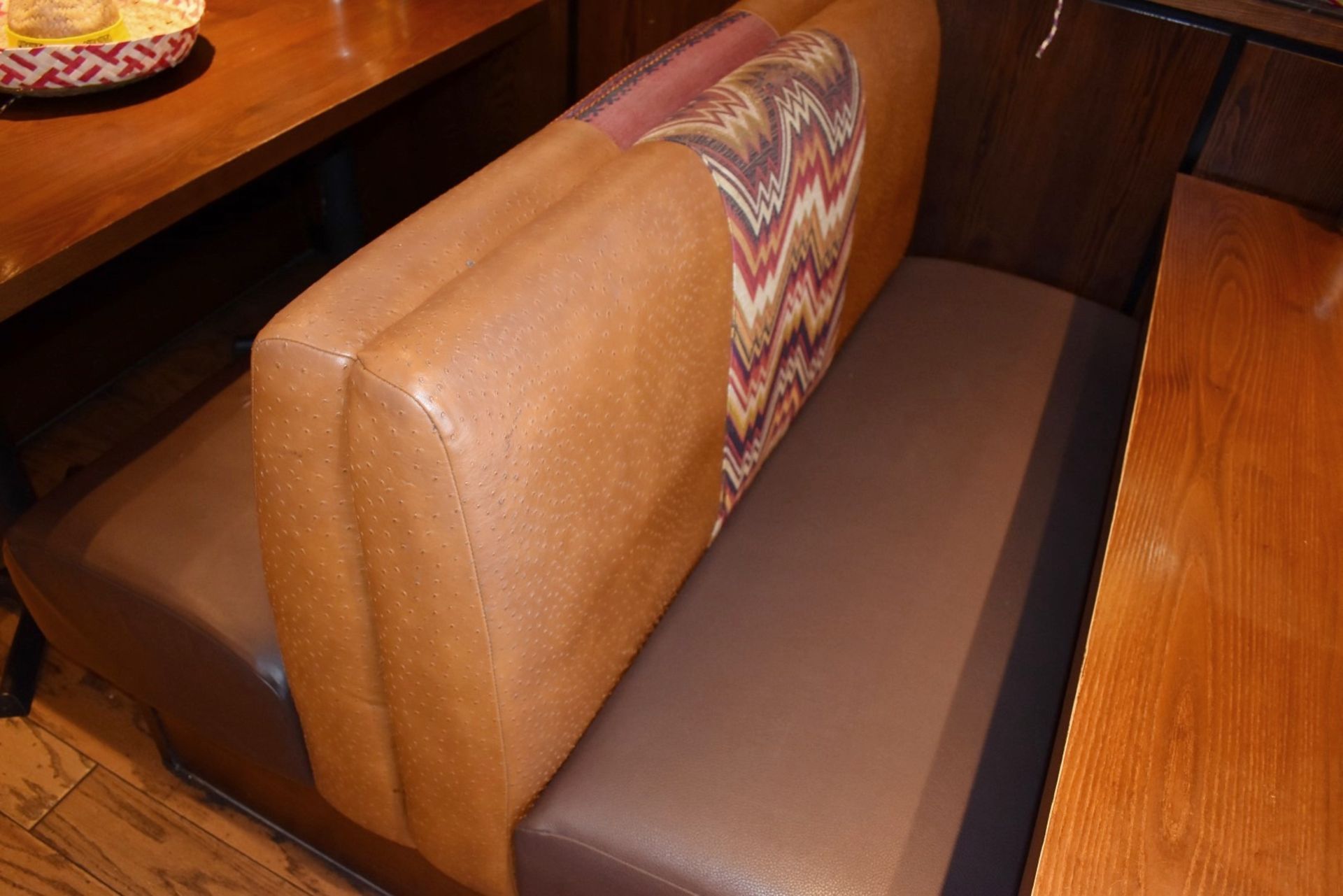 24 x Sections of Seating Booth With Fabric Backs and Faux Leather Seats - Image 31 of 34