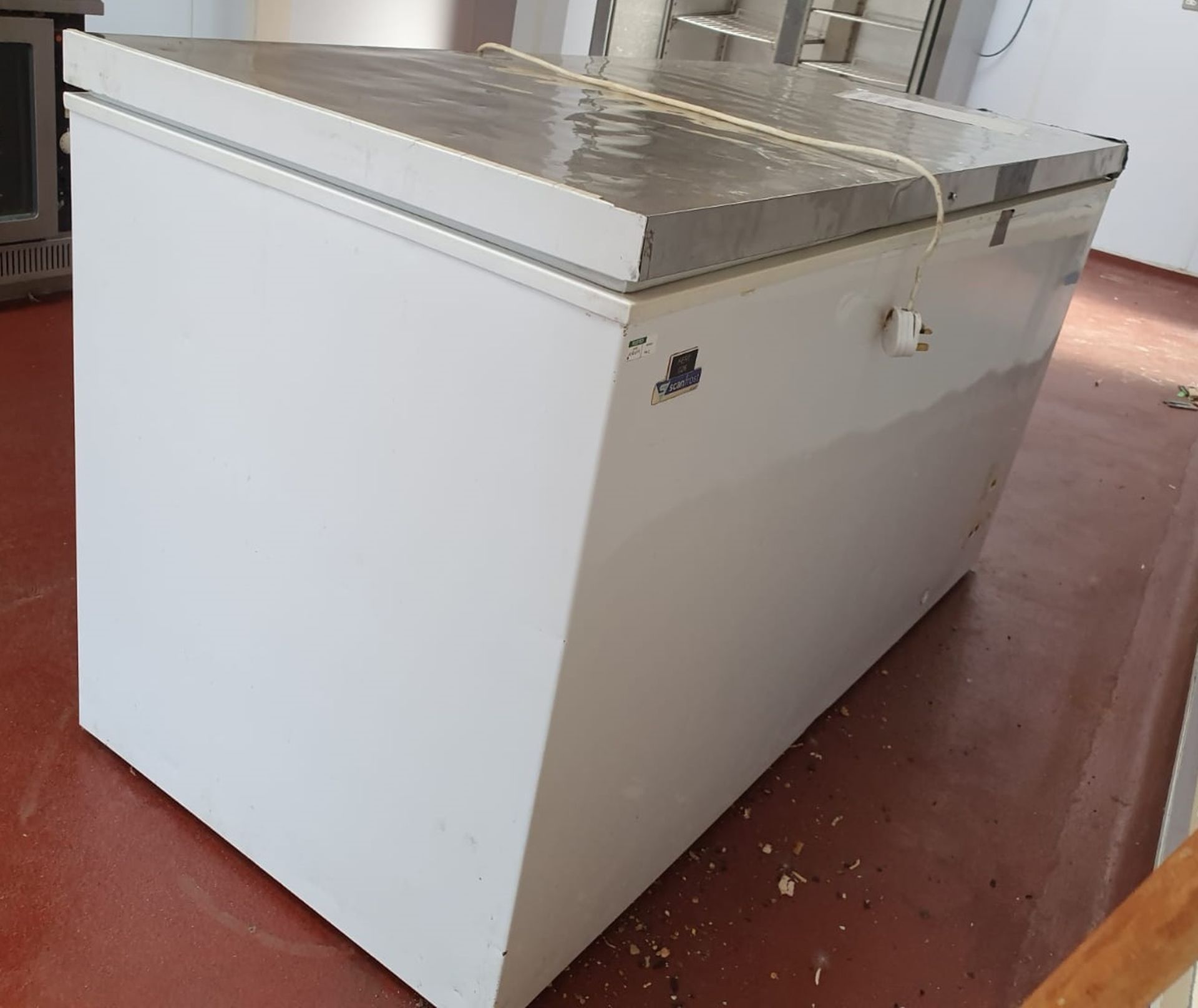 1 x ScanFrost Chest Freezer With Stainless Steel Top - Model CSF501 - CL499 - Location: