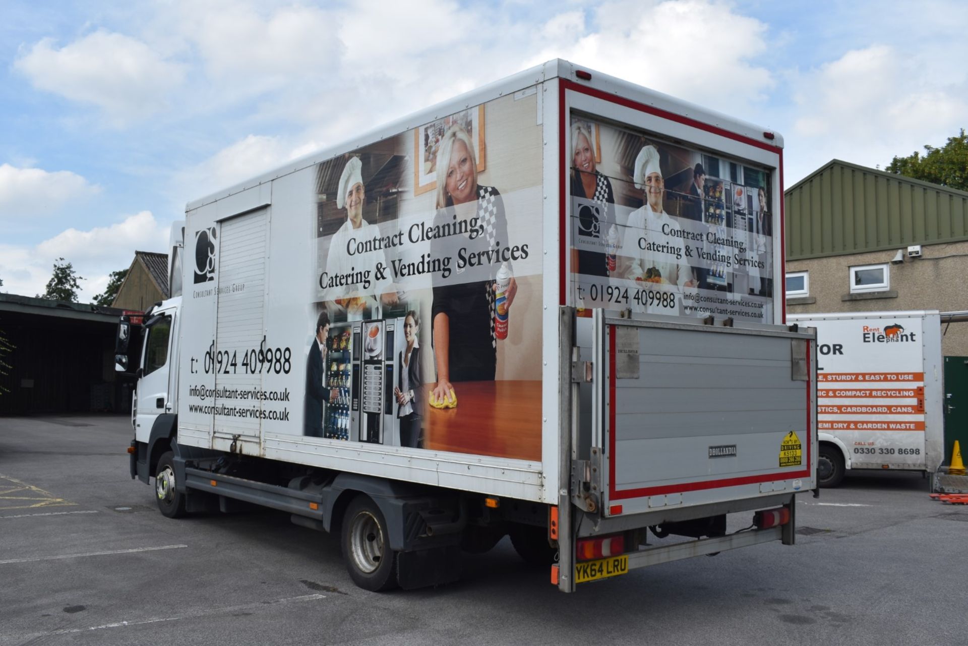 1 x 2014 Mercedes Atego Diesel 5.1 Litre 7.5 Ton Box Truck With Side Access Door and a Large - Image 11 of 25