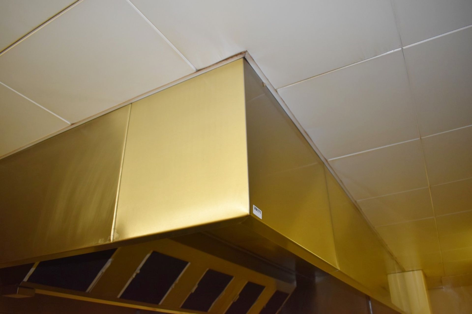 1 x Commerical Kitchen Ceiling Mounted Extractor Hood - Stainless Steel - Breaks into Multiple Parts - Image 5 of 17