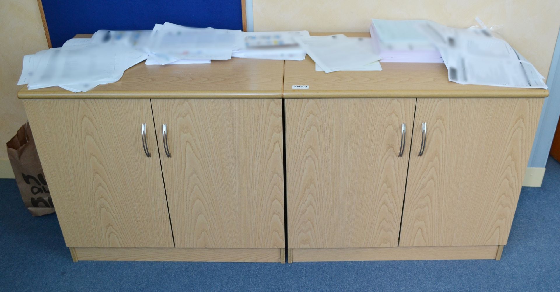 4 x Office Storage Cabinets - Ref: VM303, VM306, VM304 - CL409 - Location: Wakefield