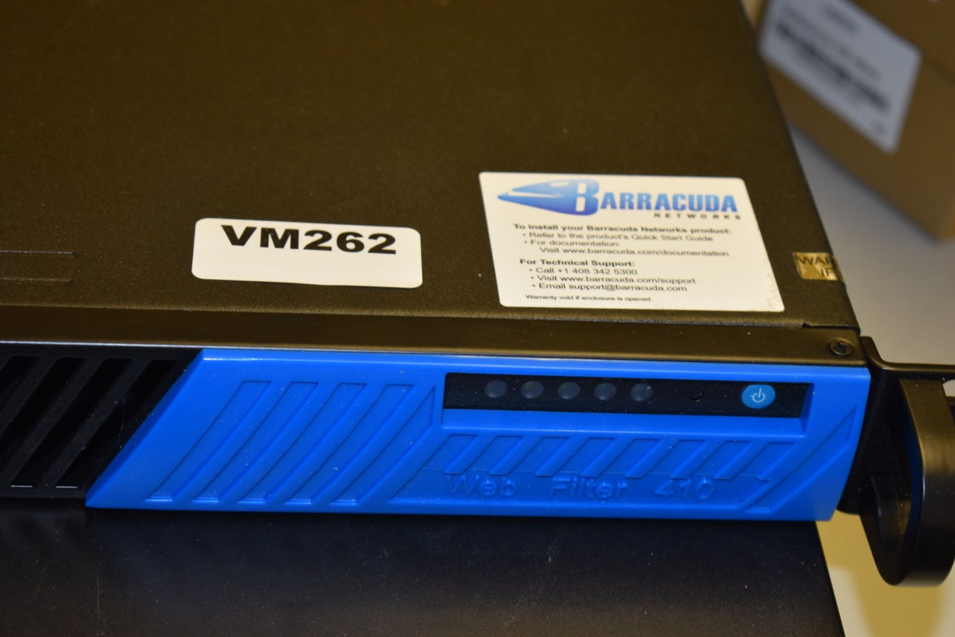 1 x Barracuda Web Filter 410 Firewall Appliance With Rackmount Fixtures - Ref VM262 IT - CL409 - - Image 2 of 3