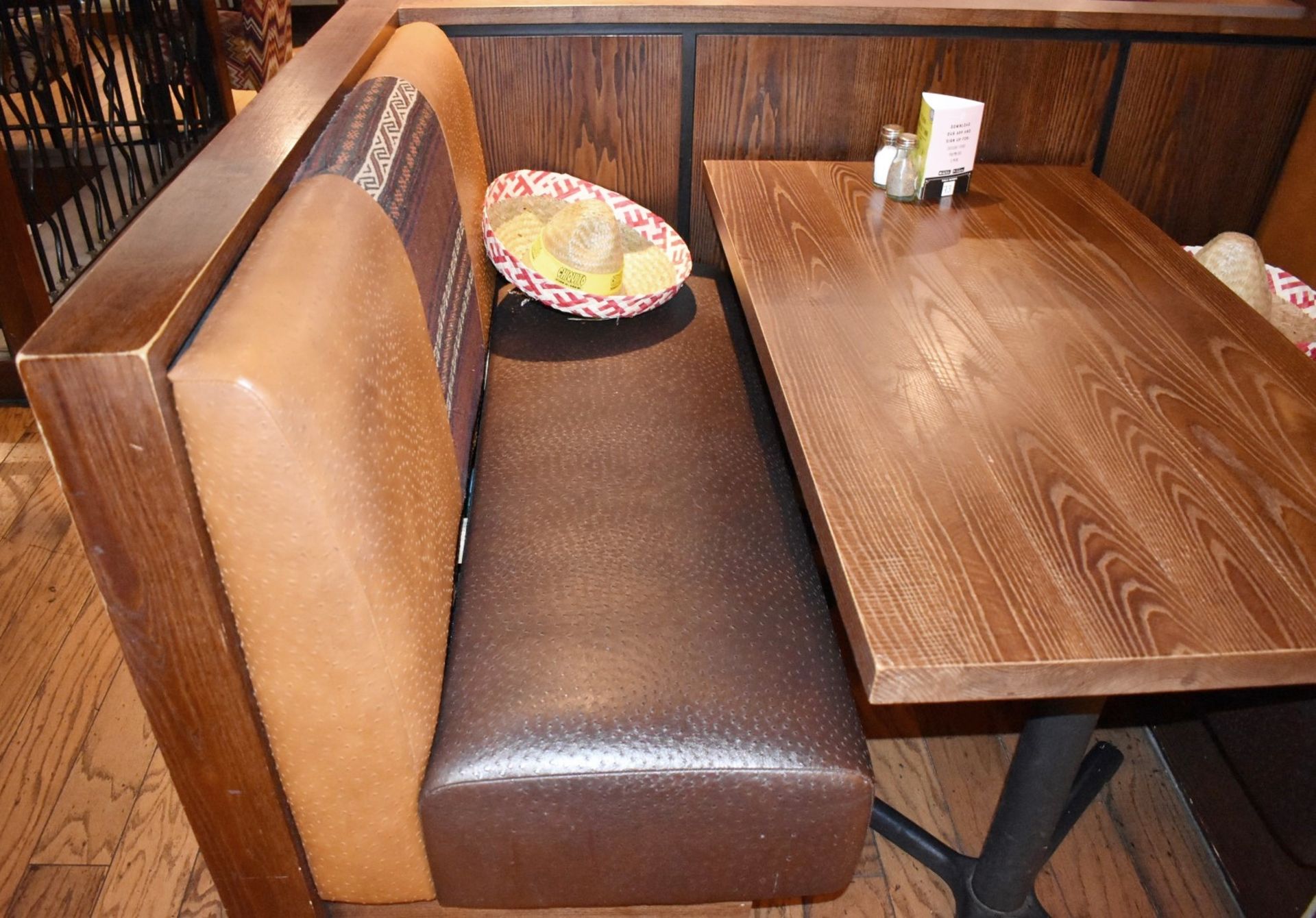 15-Pieces Of Restaurant Booth Seating Of Varying Length - Image 16 of 22