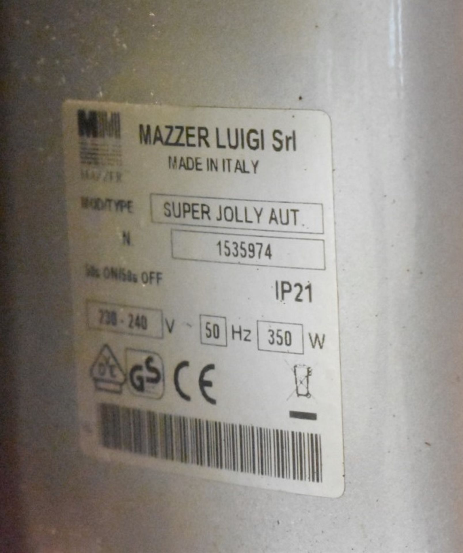 1 x Mazzer Luigi Super Jolly Automatic Coffee Grinder - Ref: CB111 GF - CL420 - From a Popular - Image 3 of 3