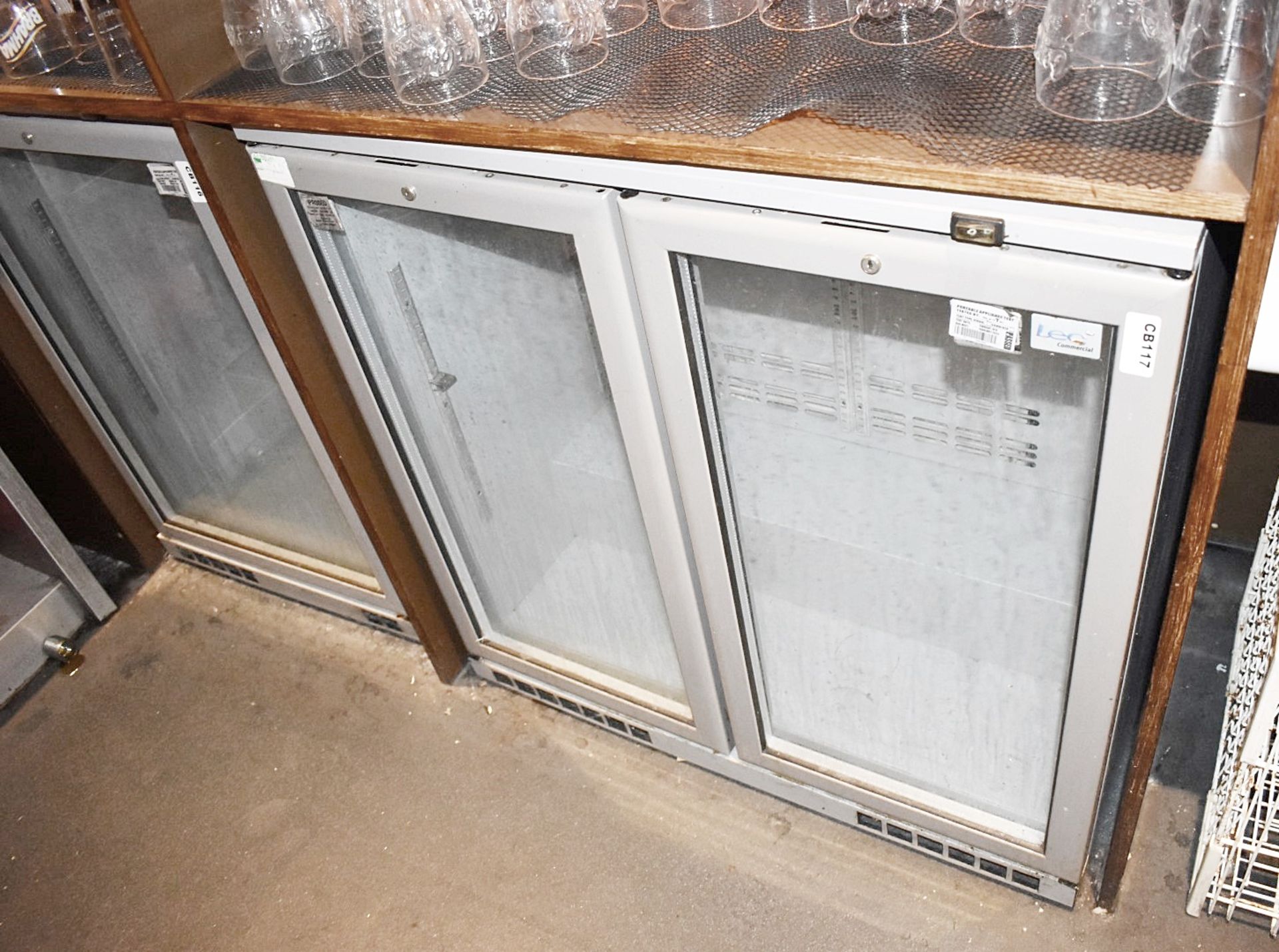 1 x Lec 2-Door Back Bar Chiller - Model: BC9004G