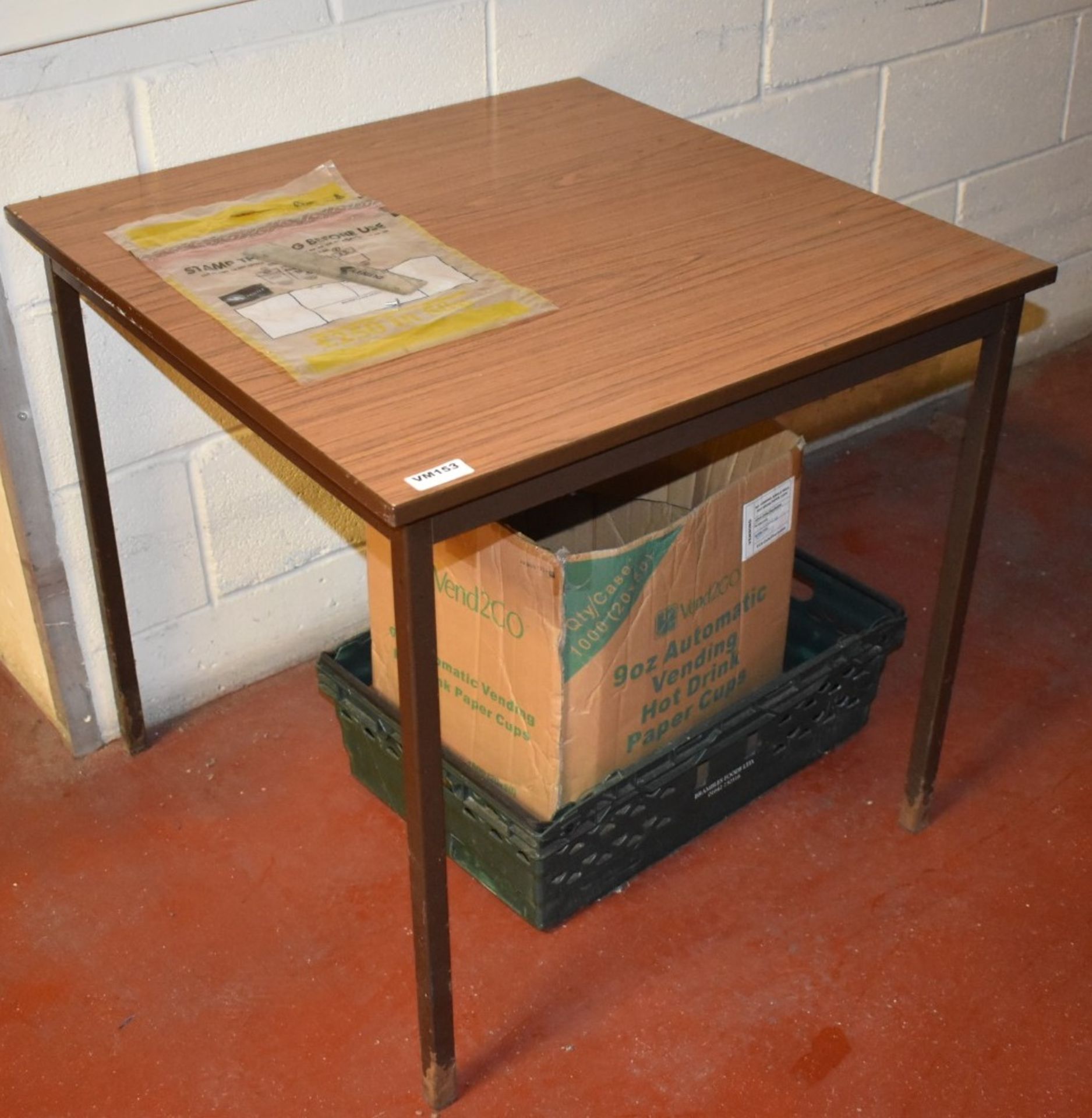 1 x Office Table - H70 x W75 x D75 cms - Ref VM153 B2 - CL409 - Location: Wakefield WF16