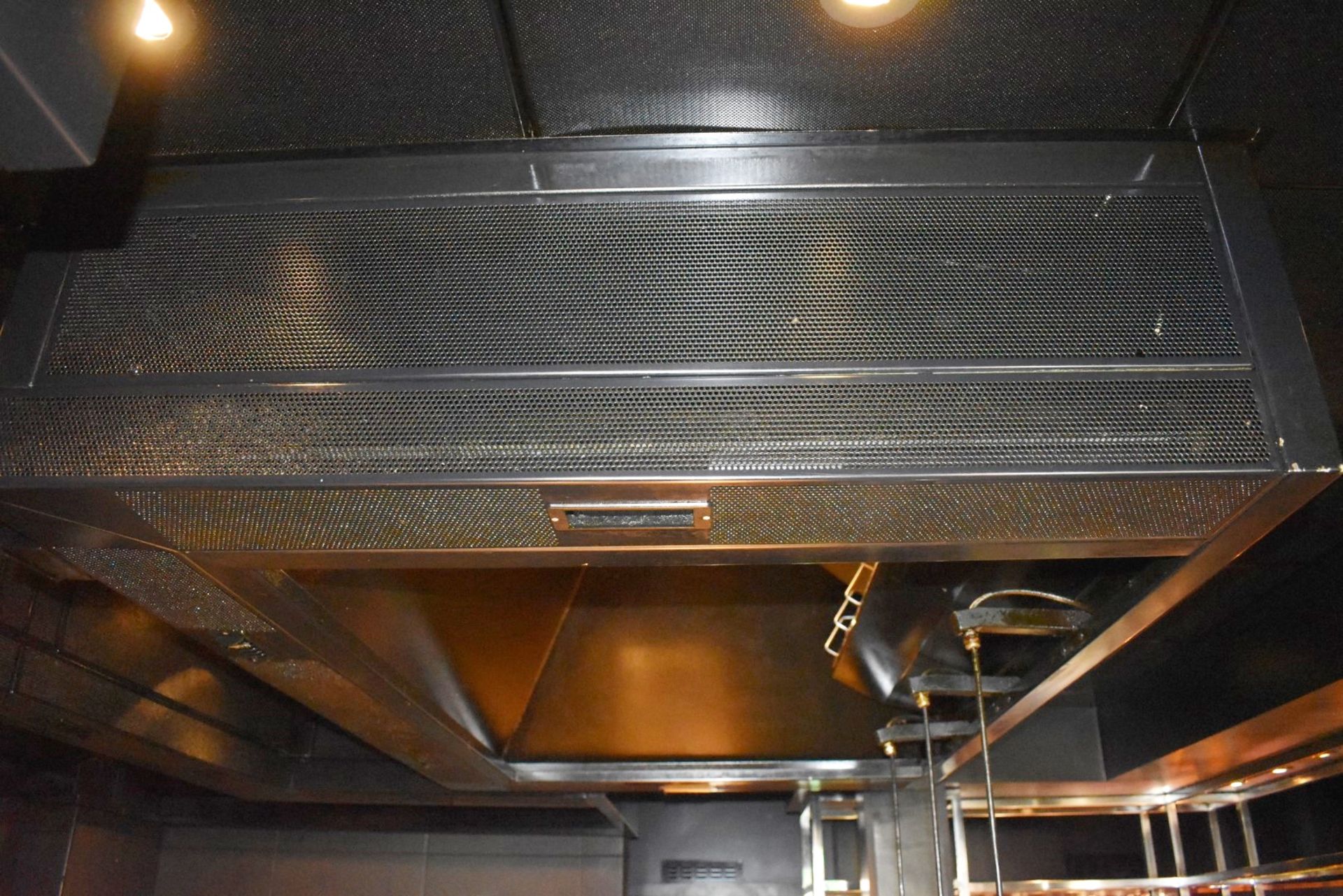 1 x Large Commercial Kitchen Extraction Canopy in Black - CL392 - Ref LD117 1F - Location: London - Image 10 of 11