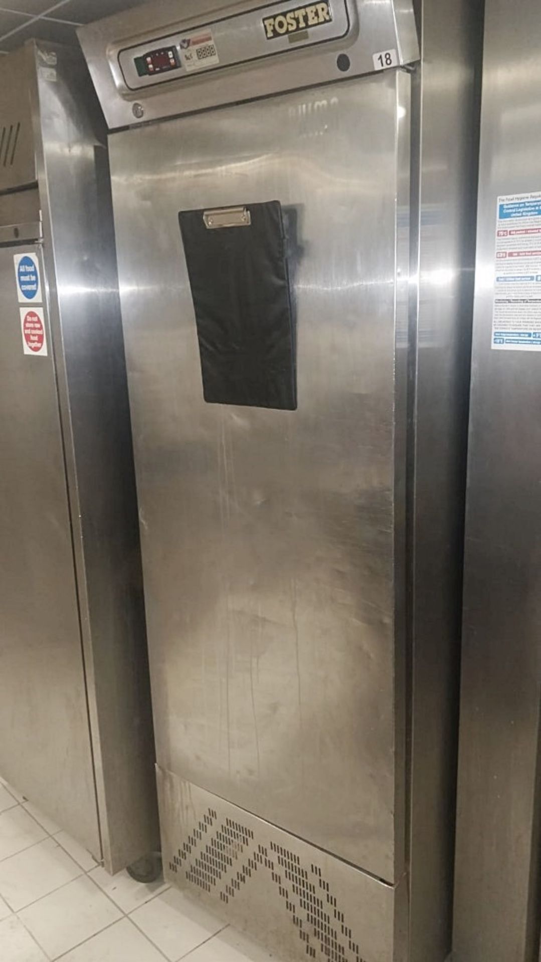 1 x FOSTERS Single Door Upright Commercial Fridge - Location: London WC2H